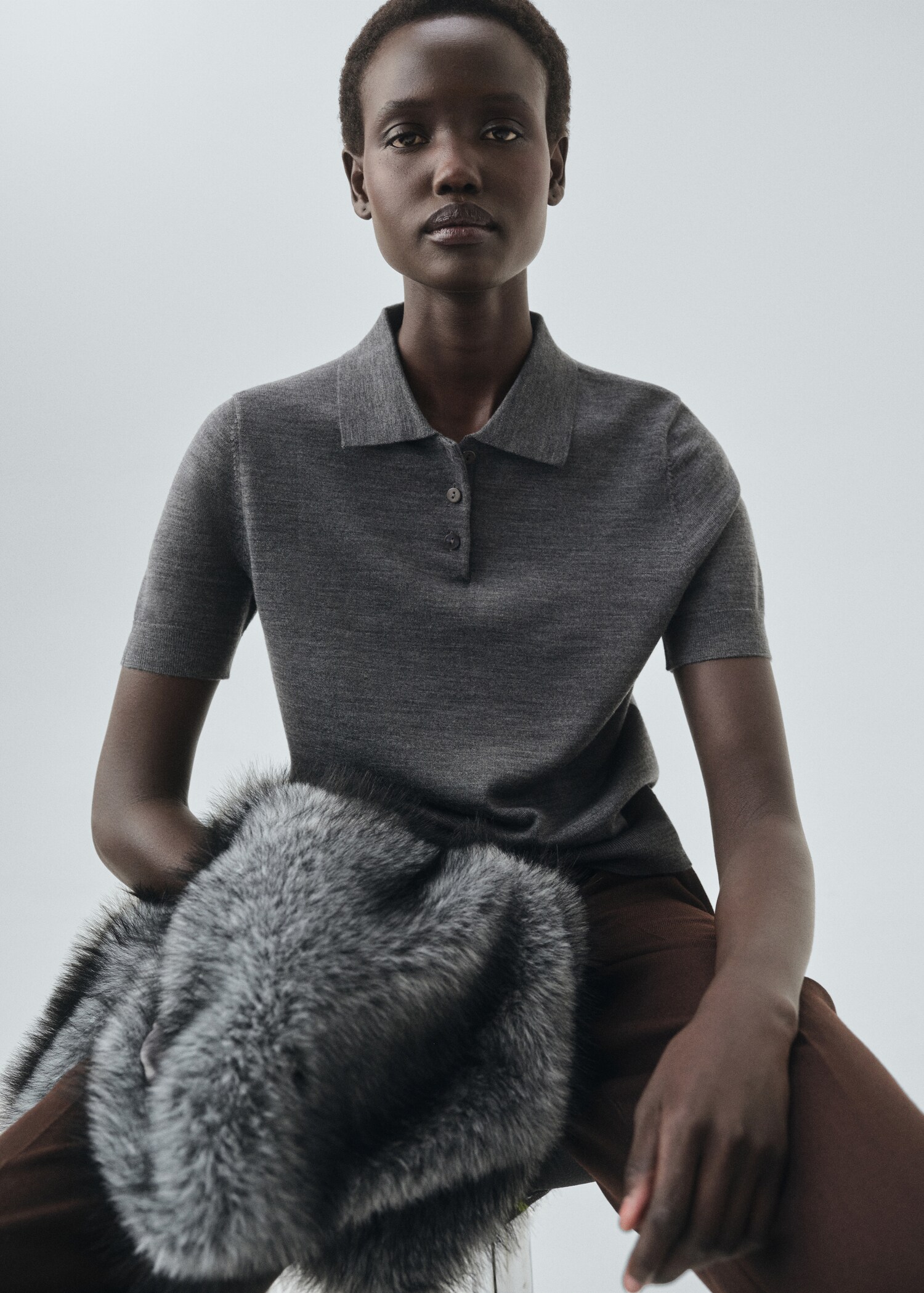 Pull 100% laine col polo - Détail de l'article 2