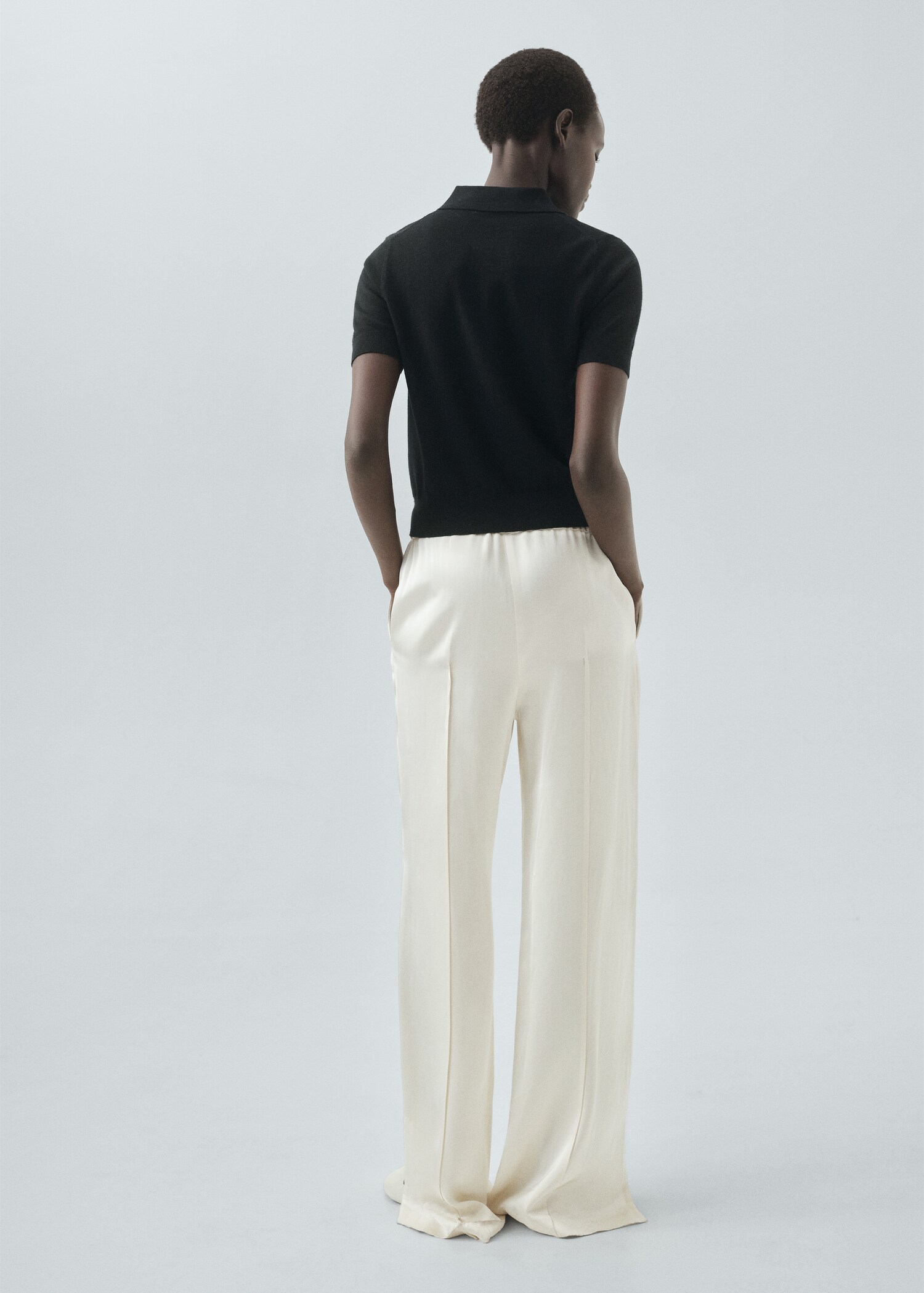 Pull 100% laine col polo - Verso de l’article