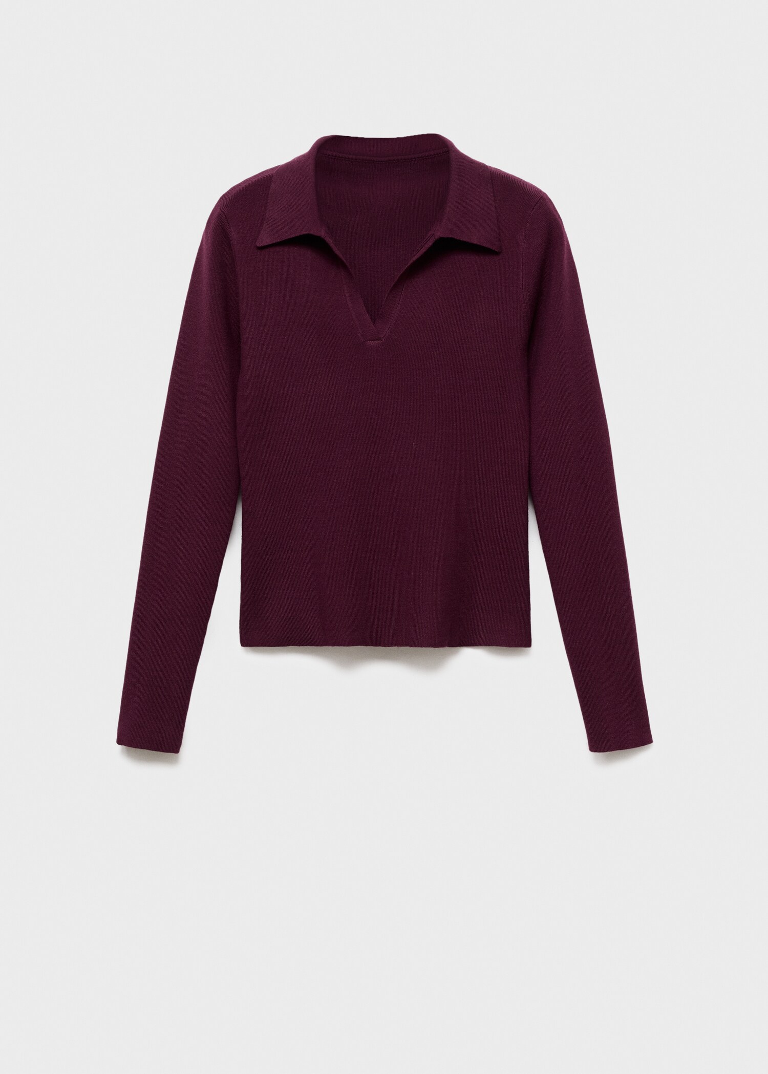 Long-sleeved polo-neck sweater - Article without model