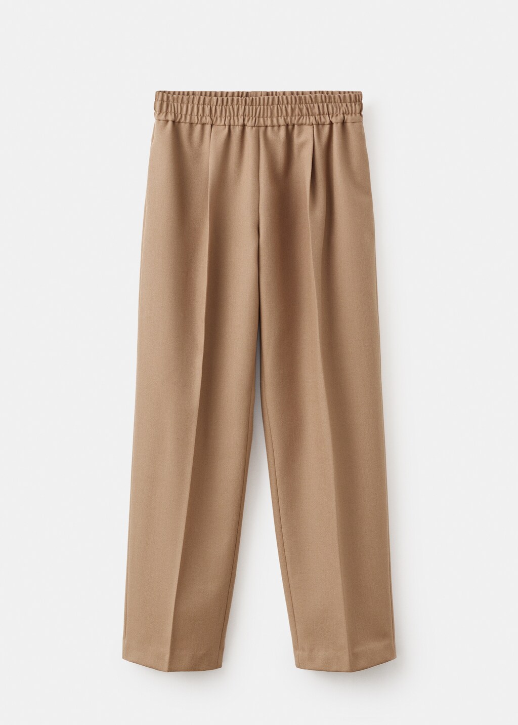100% wool pants with elastic waist