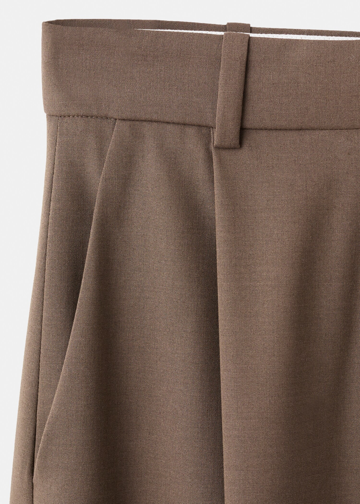 Pleated straight-leg suit trousers - Details of the article 8