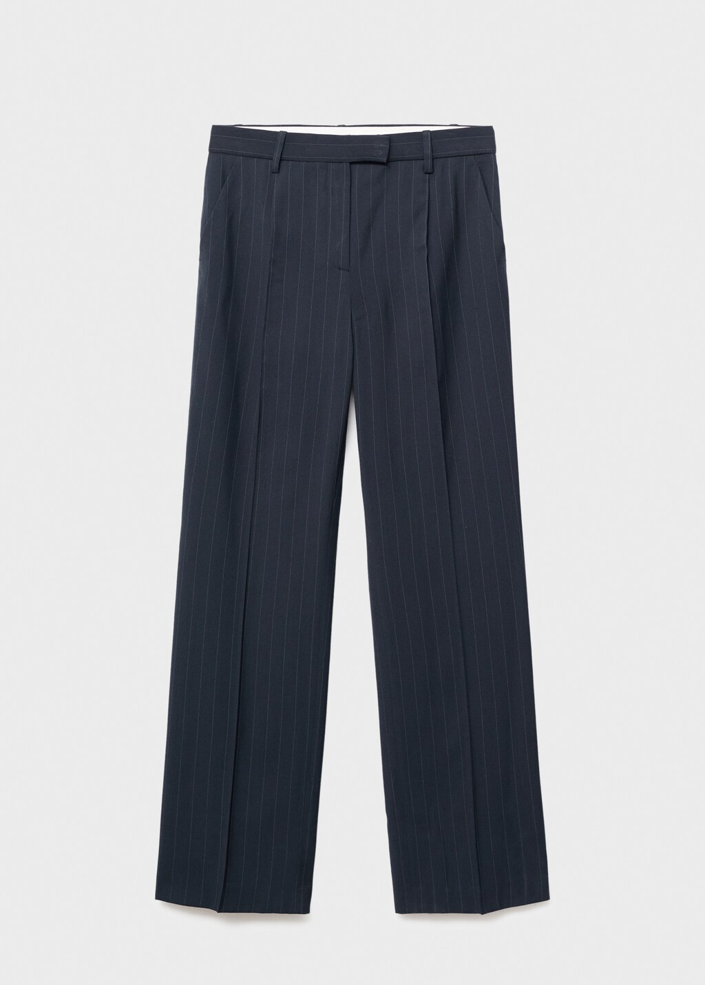 Pinstripe suit trousers - image 5