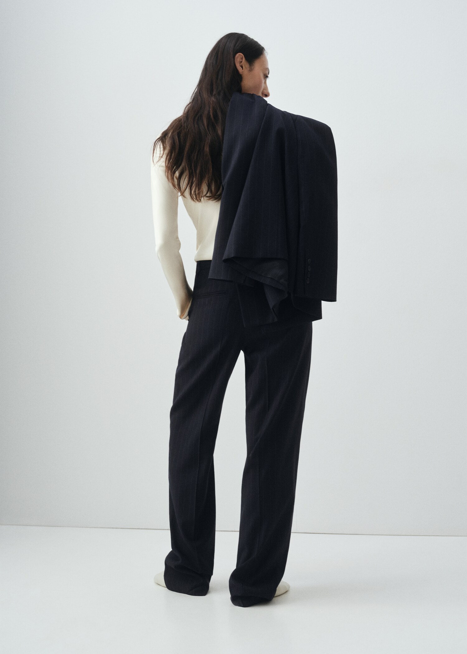 Pinstripe suit trousers - Reverse of the article