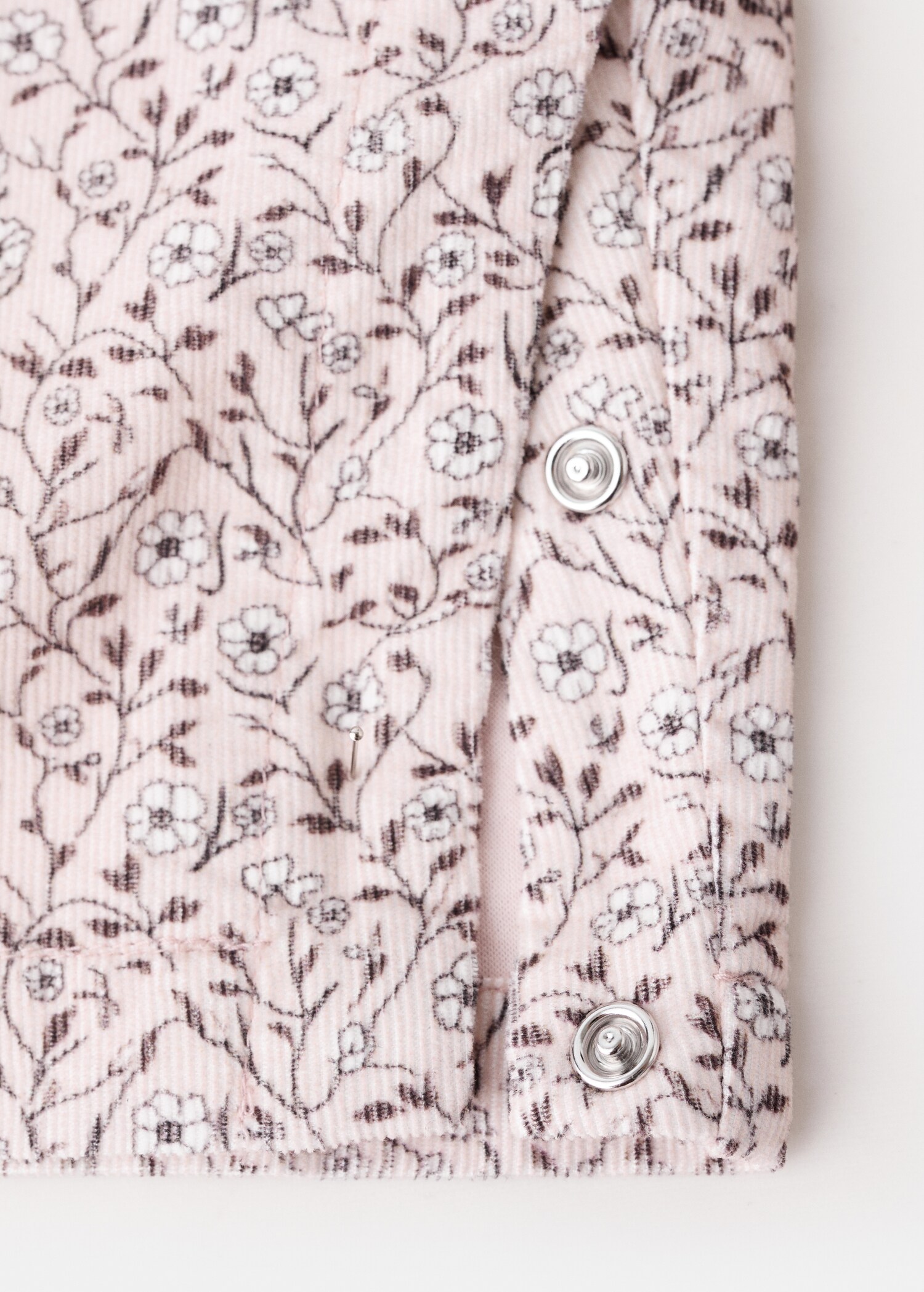 Corduroy flower overalls - Details of the article 0