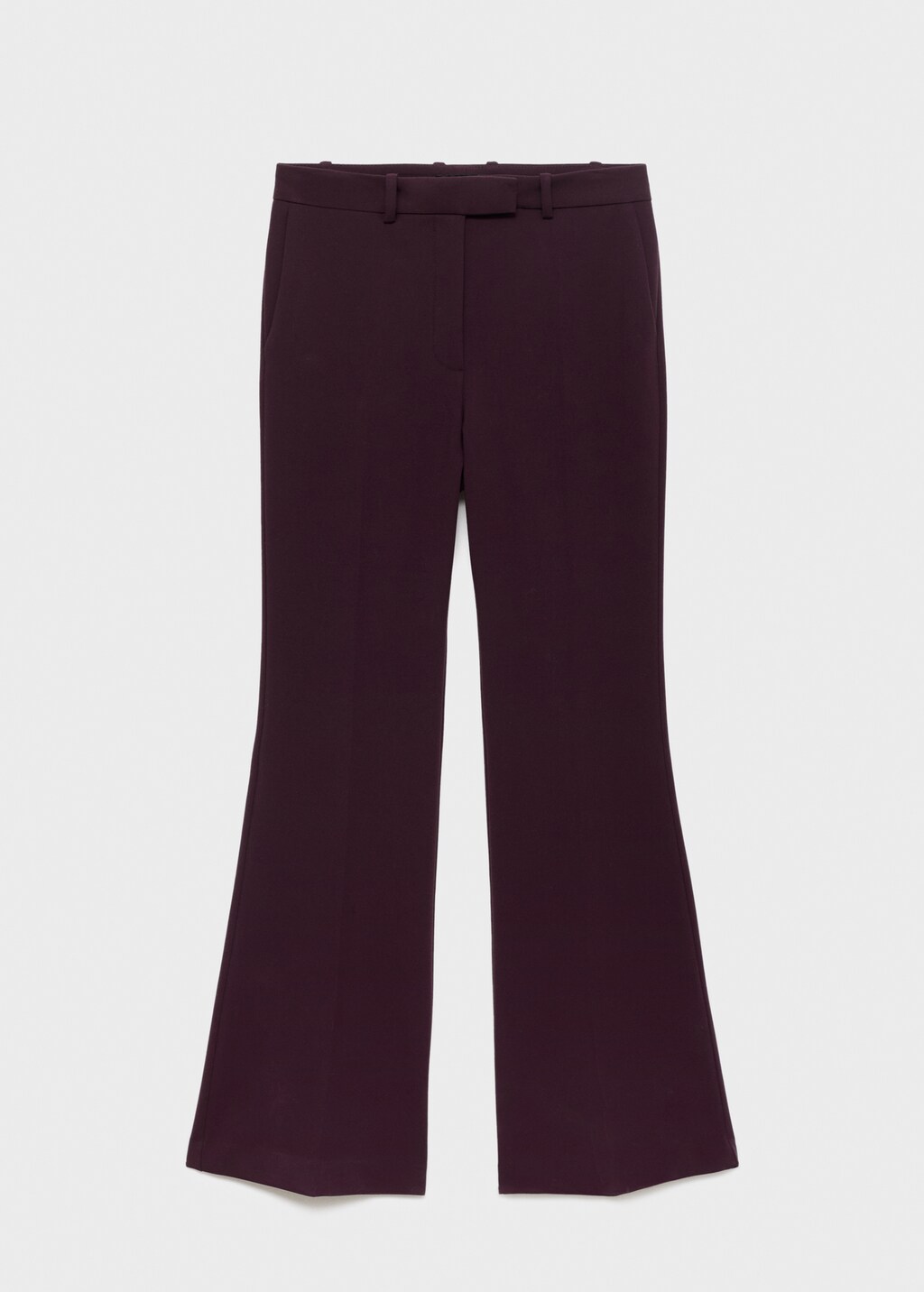 Mid-rise flare pants - image 2