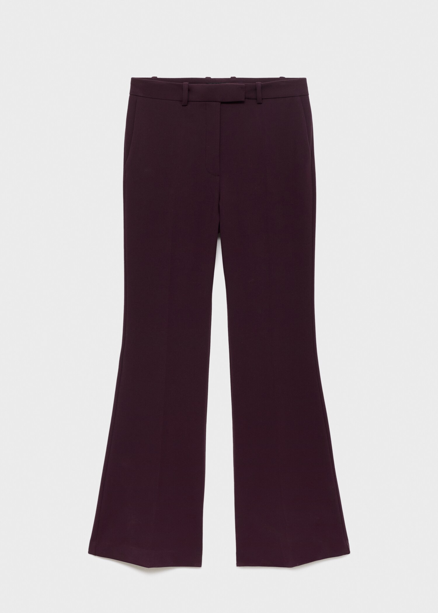 Mid-rise flare trousers - Article without model