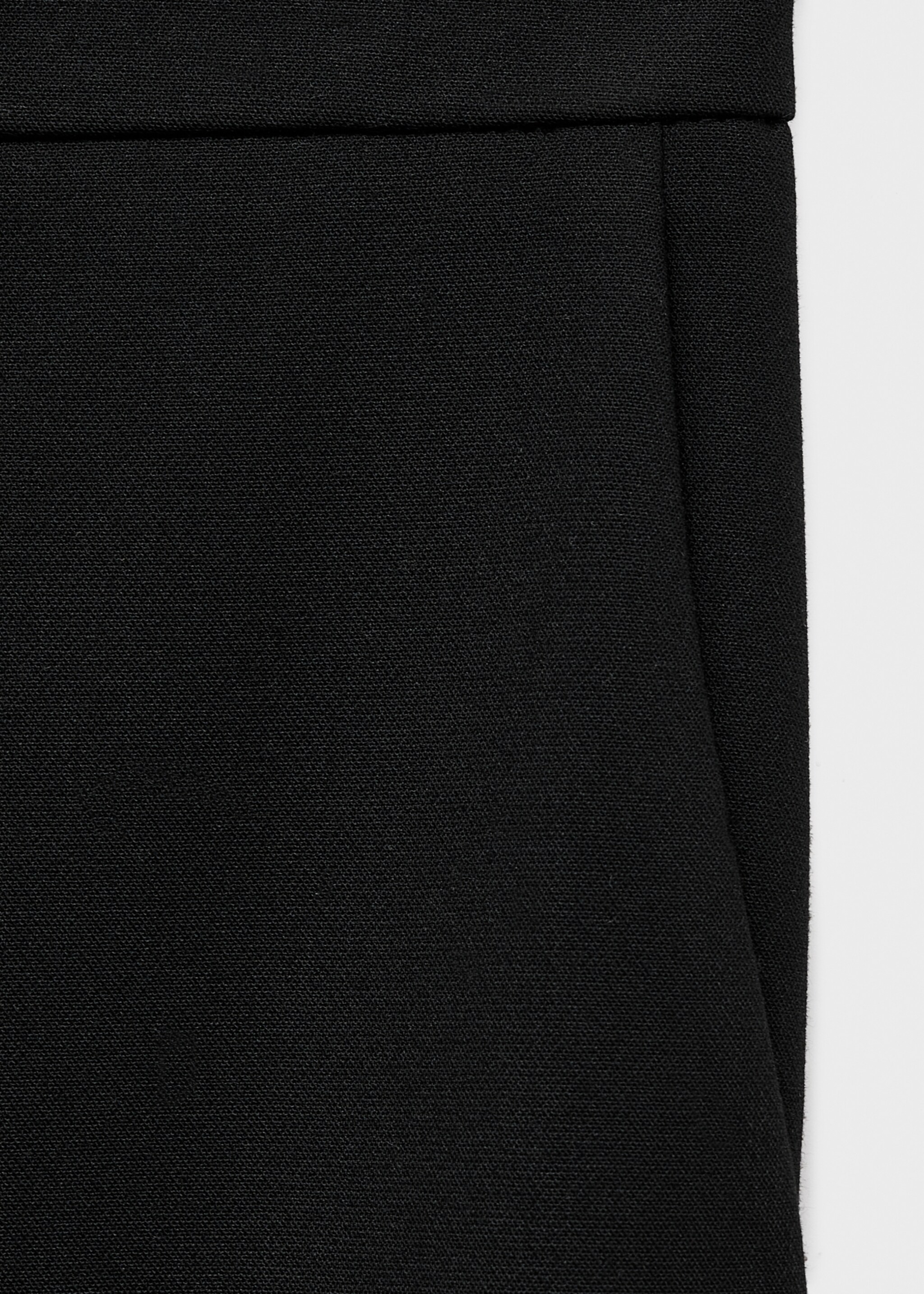Mid-rise flare trousers - Details of the article 0, Black. Ref: 17006734-00.