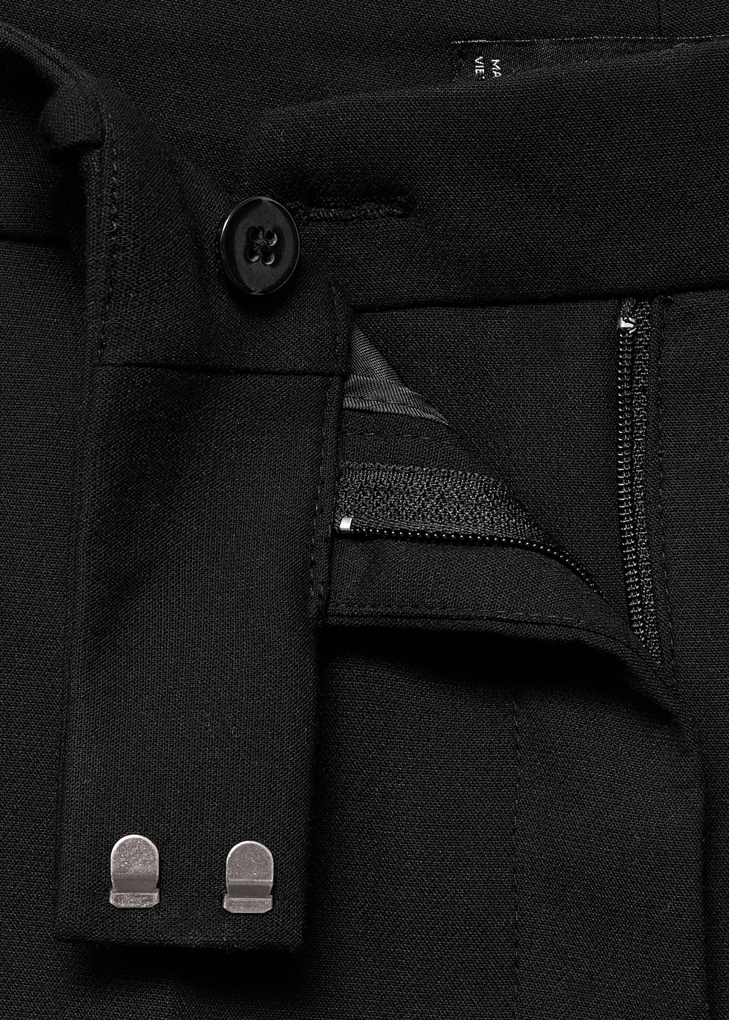 Mid-rise flare pants