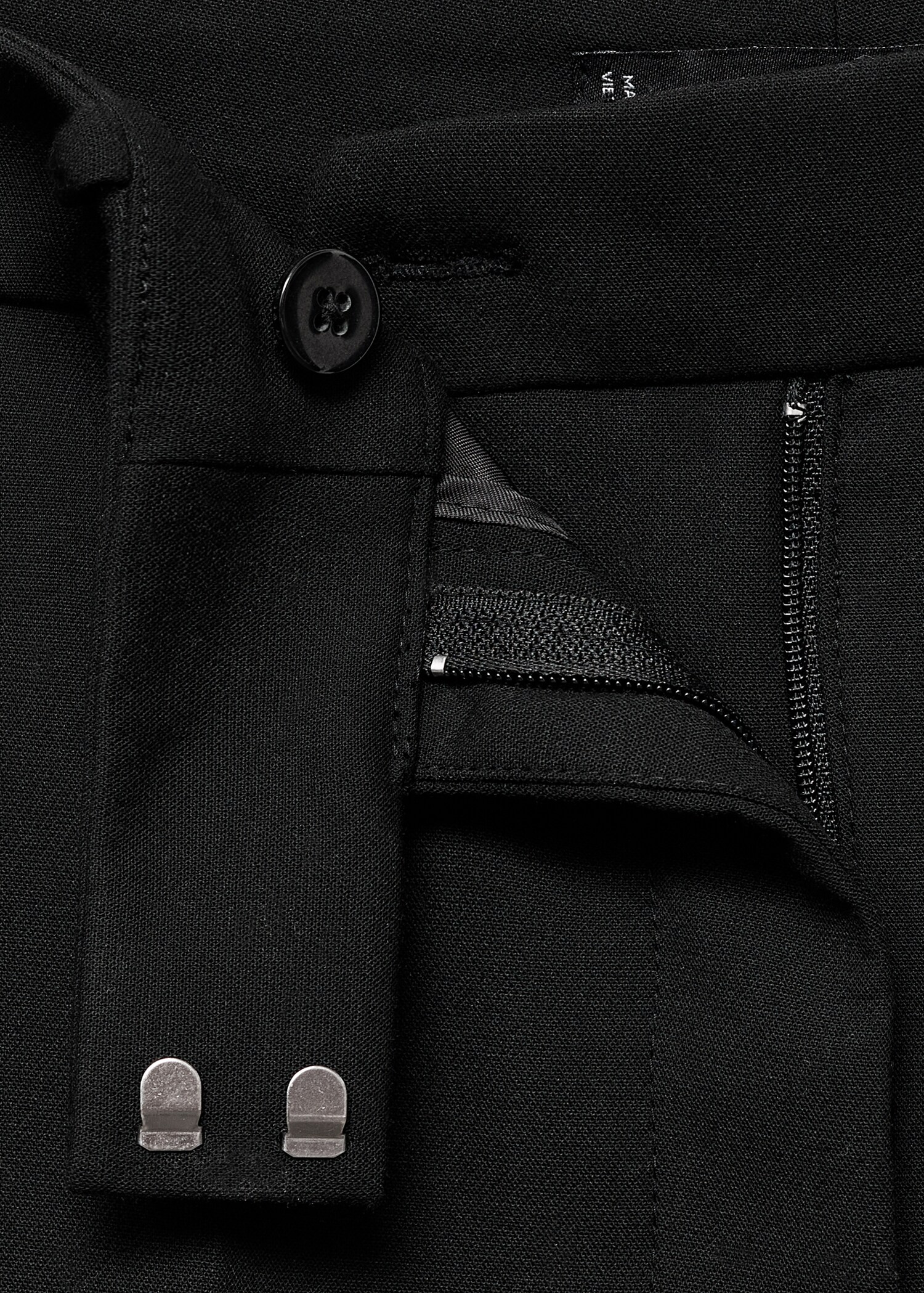 Mid-rise flare trousers - Details of the article 8