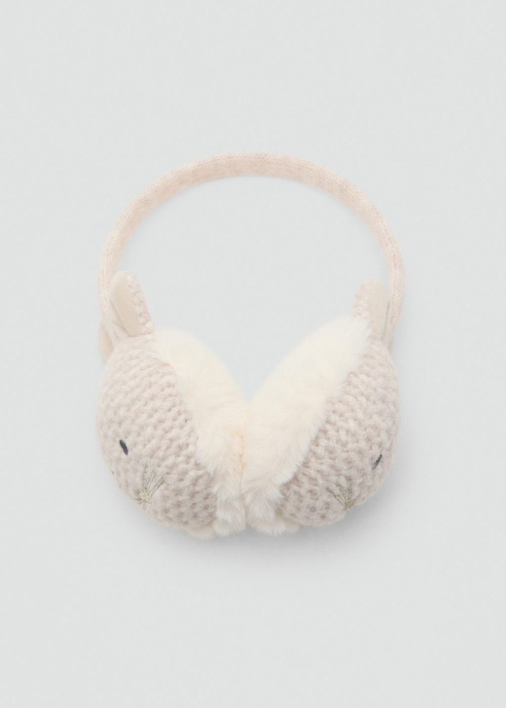 Bunny fur earmuffs