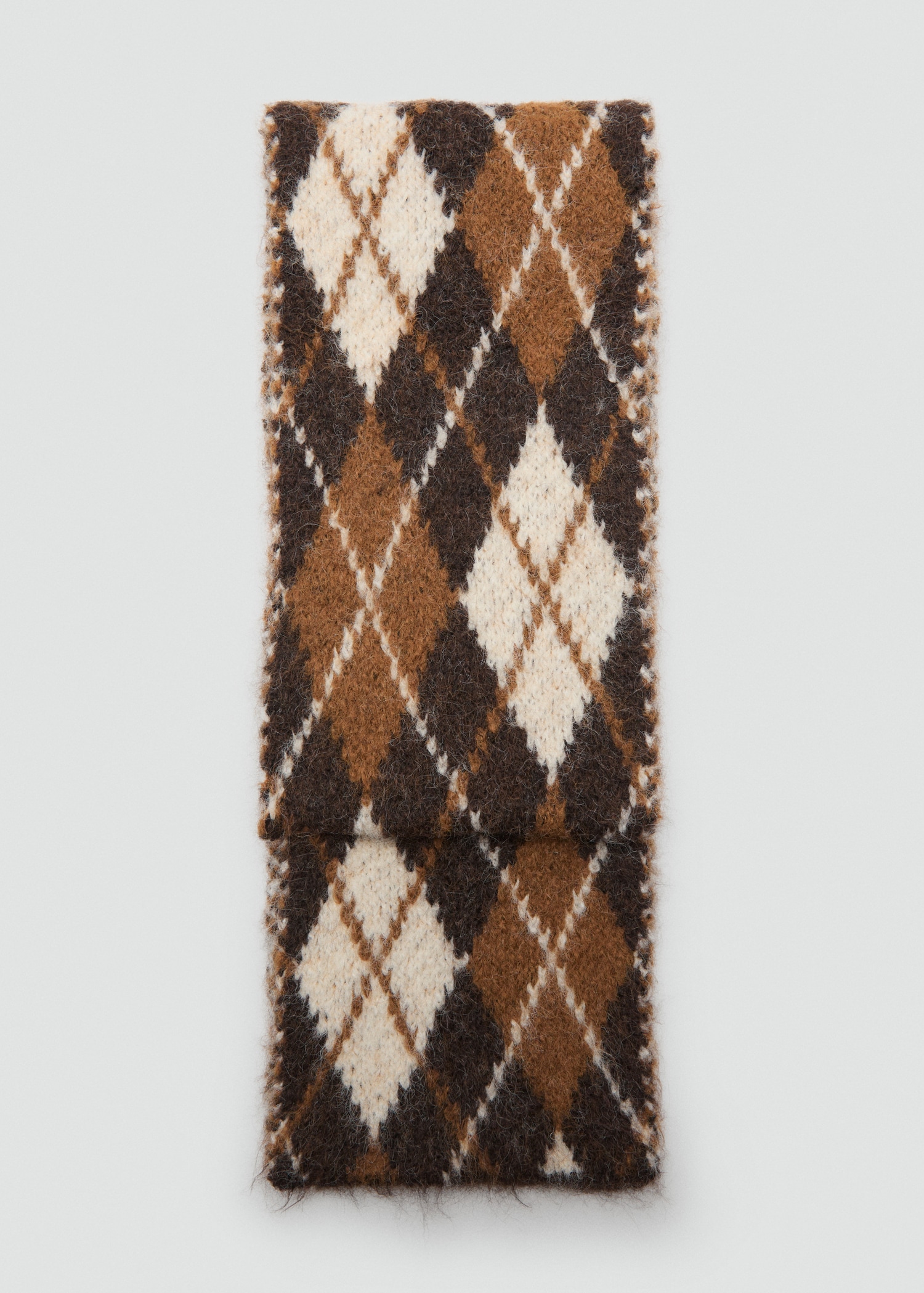 Diamond knit scarf - Article without model