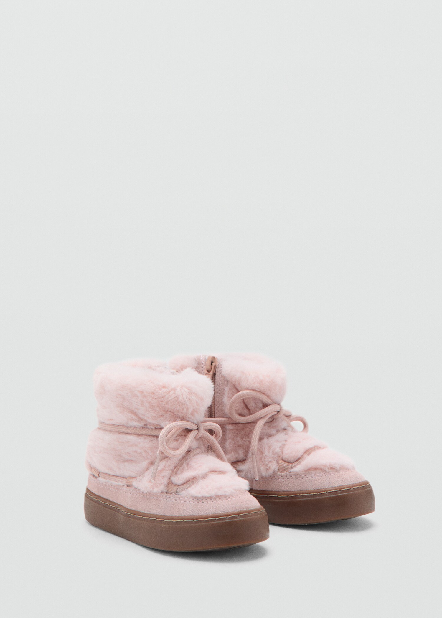 Hair lace ankle boots - Medium plane