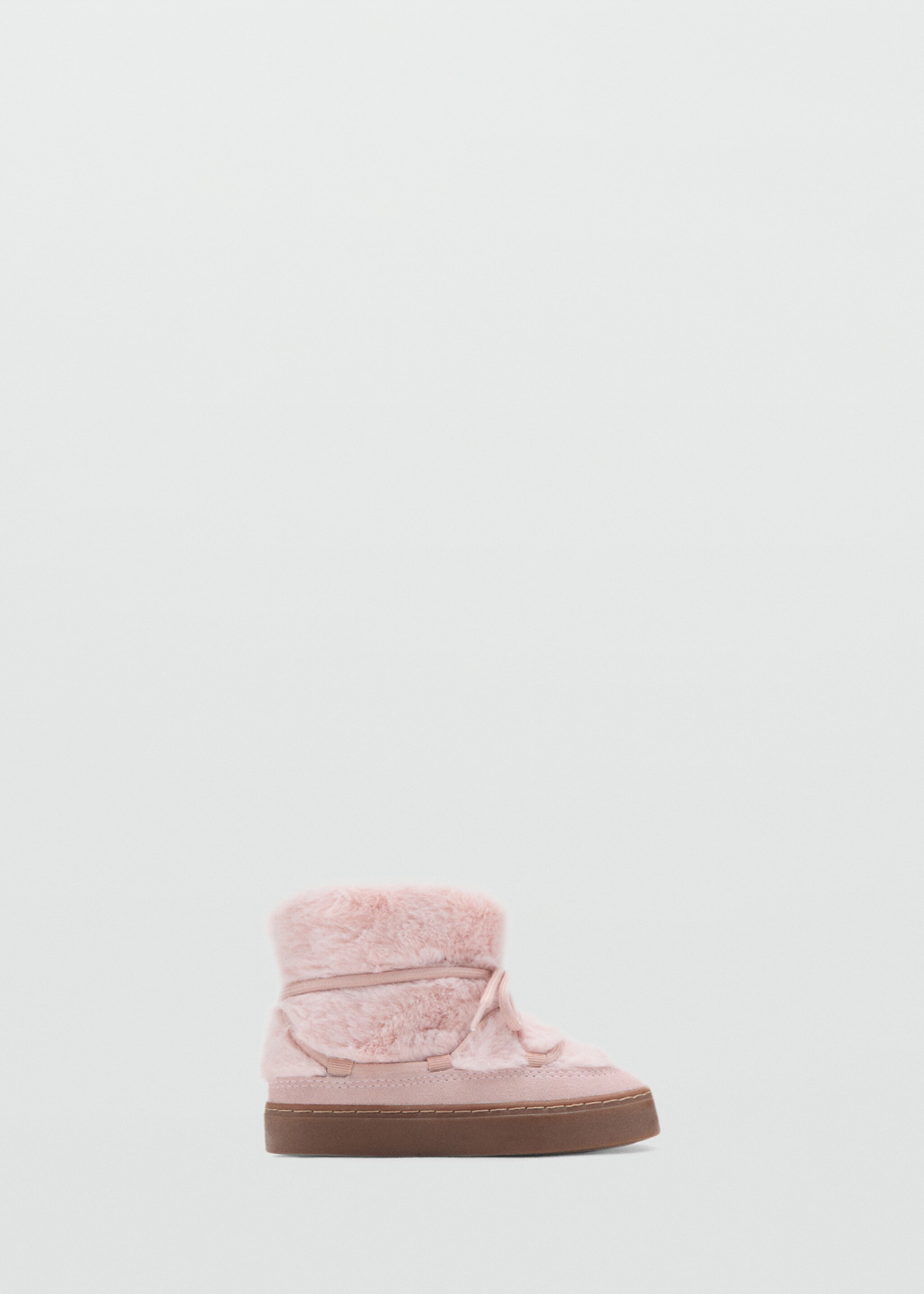 Hair lace ankle boots - Article without model, Pastel Pink. Ref: 17006741-00.