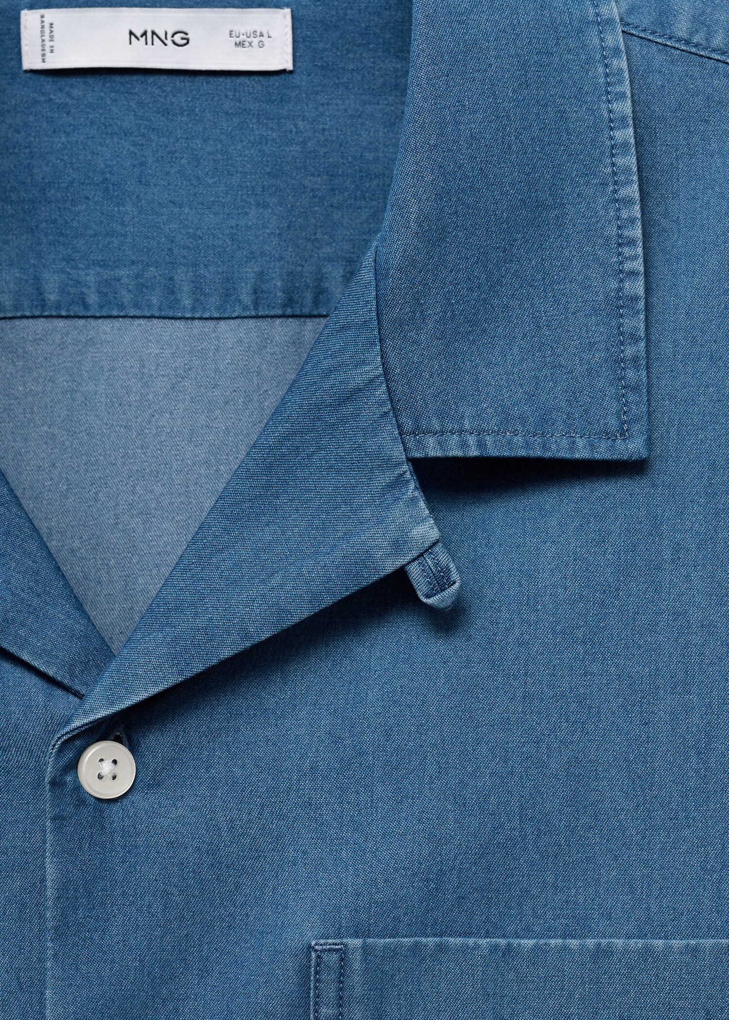 Camisa vaquera 100% algodón - Detalle del artículo 8