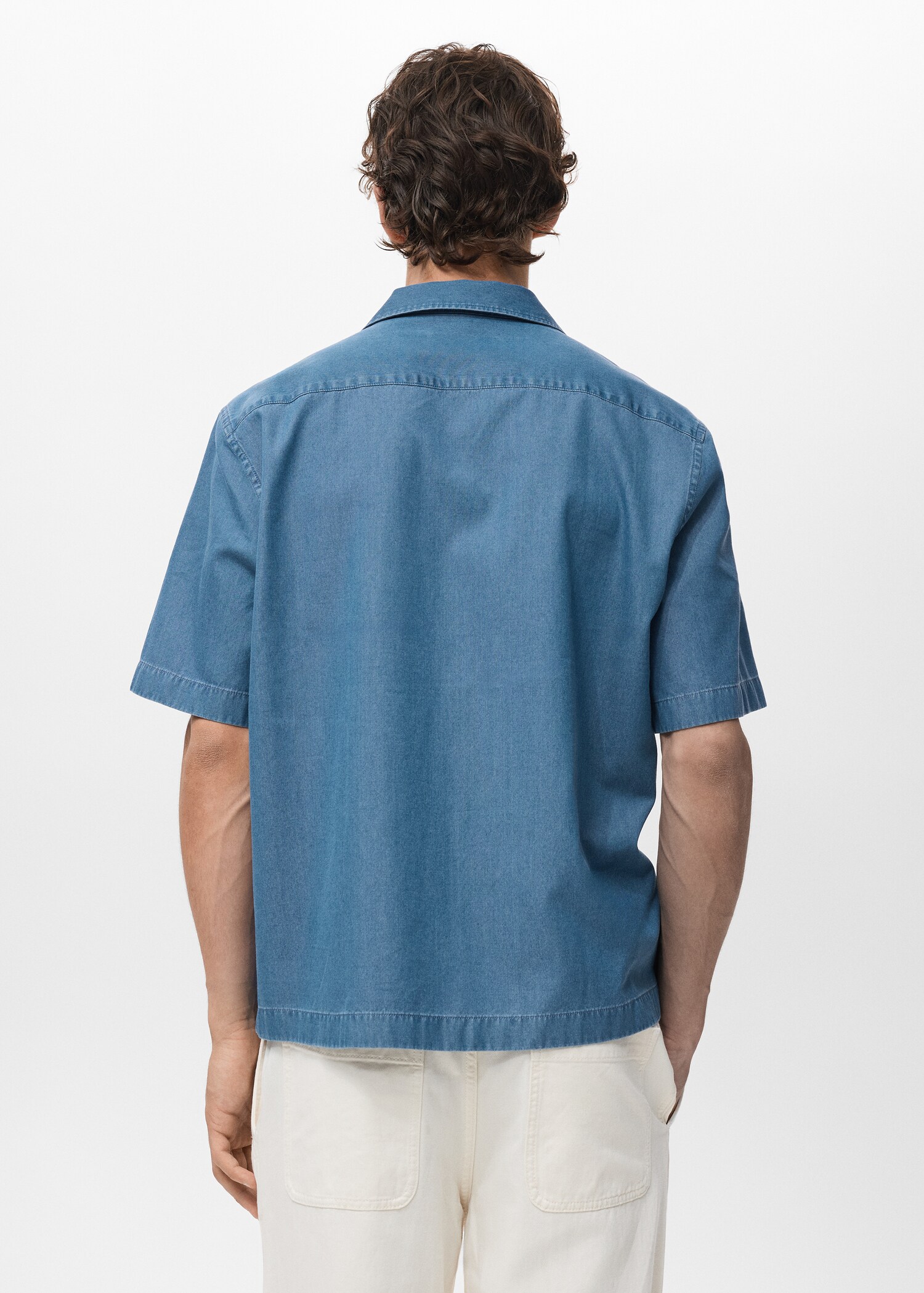 Camisa vaquera 100% algodón - Reverso del artículo