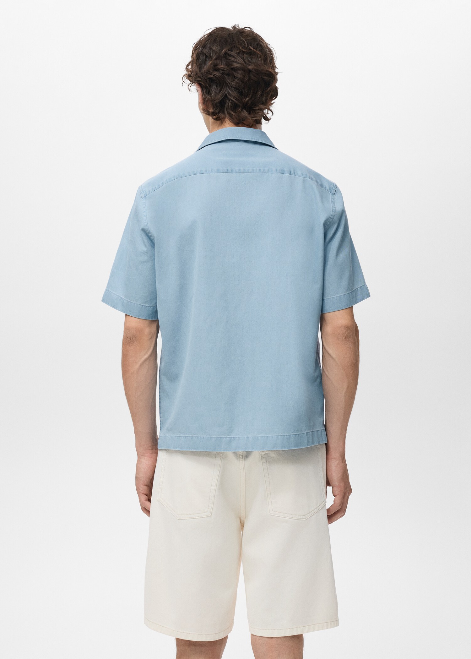 Camisa vaquera 100% algodón - Reverso del artículo