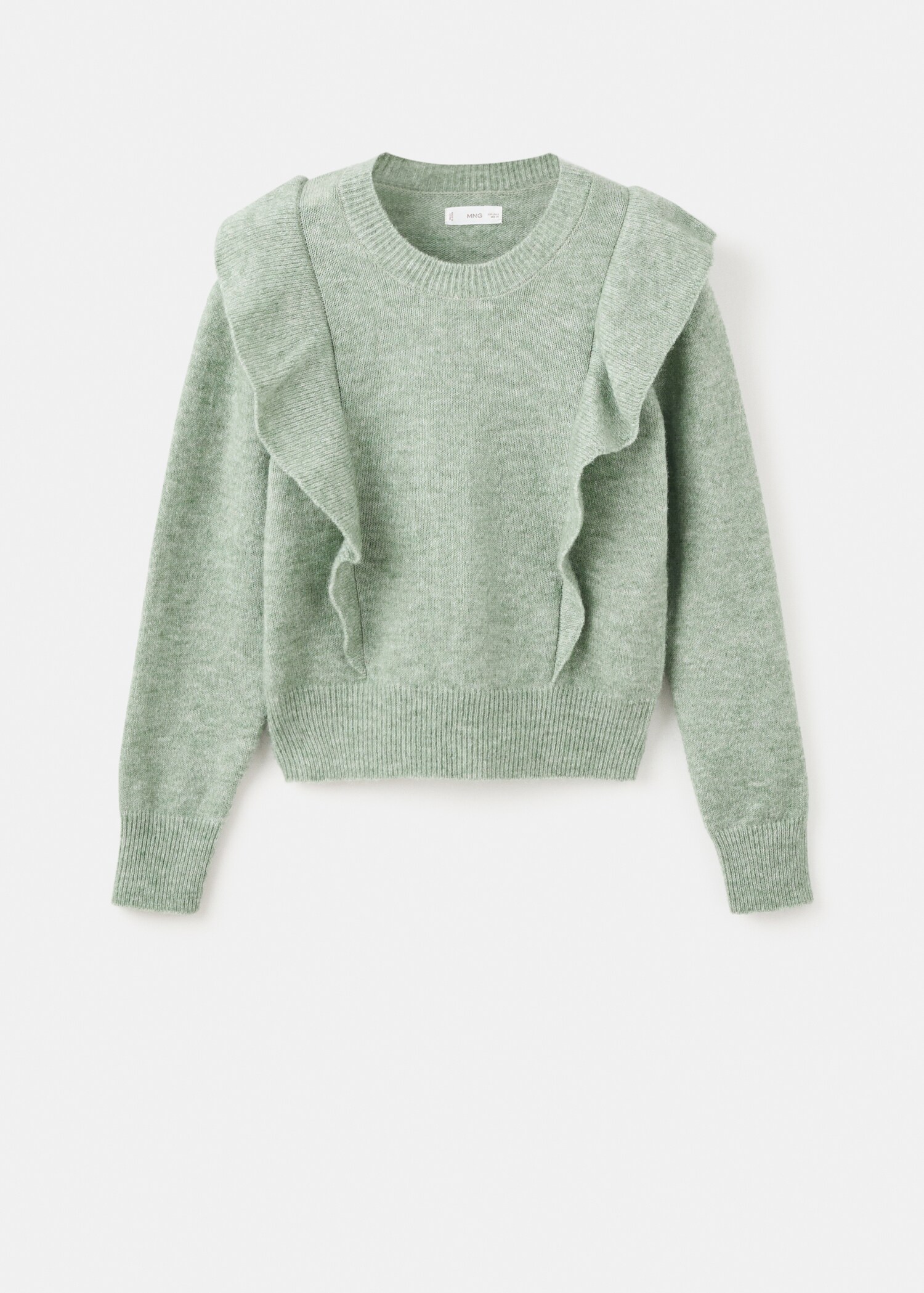 Ruffle knitted sweater - Article without model