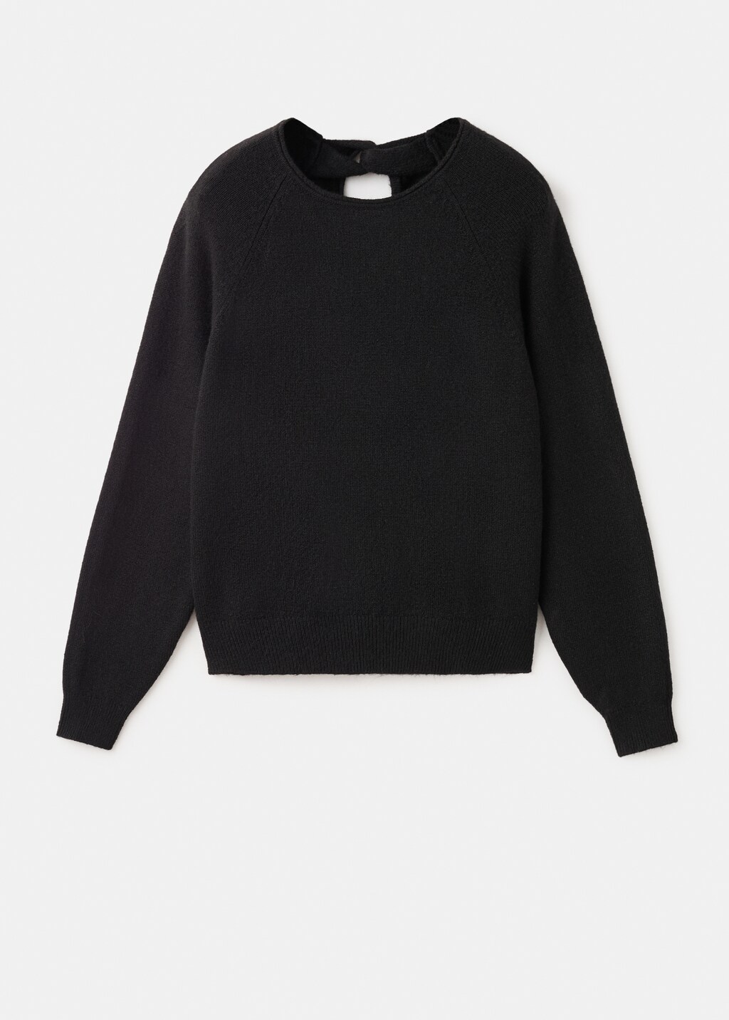 Sweater with open back