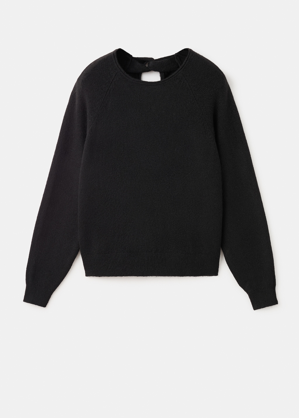 Sweater with open back