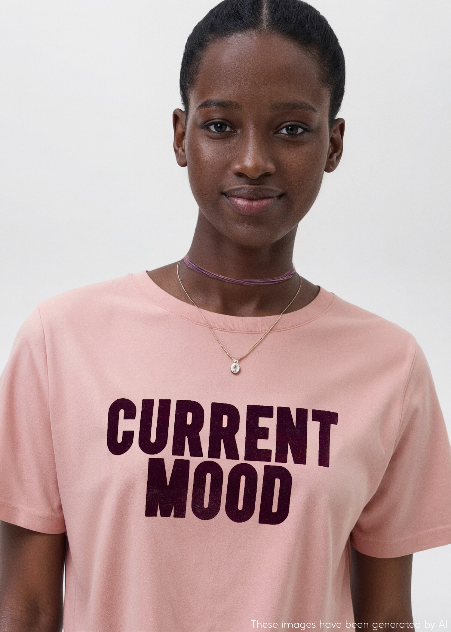 Camiseta estampada manga corta - Plano medio