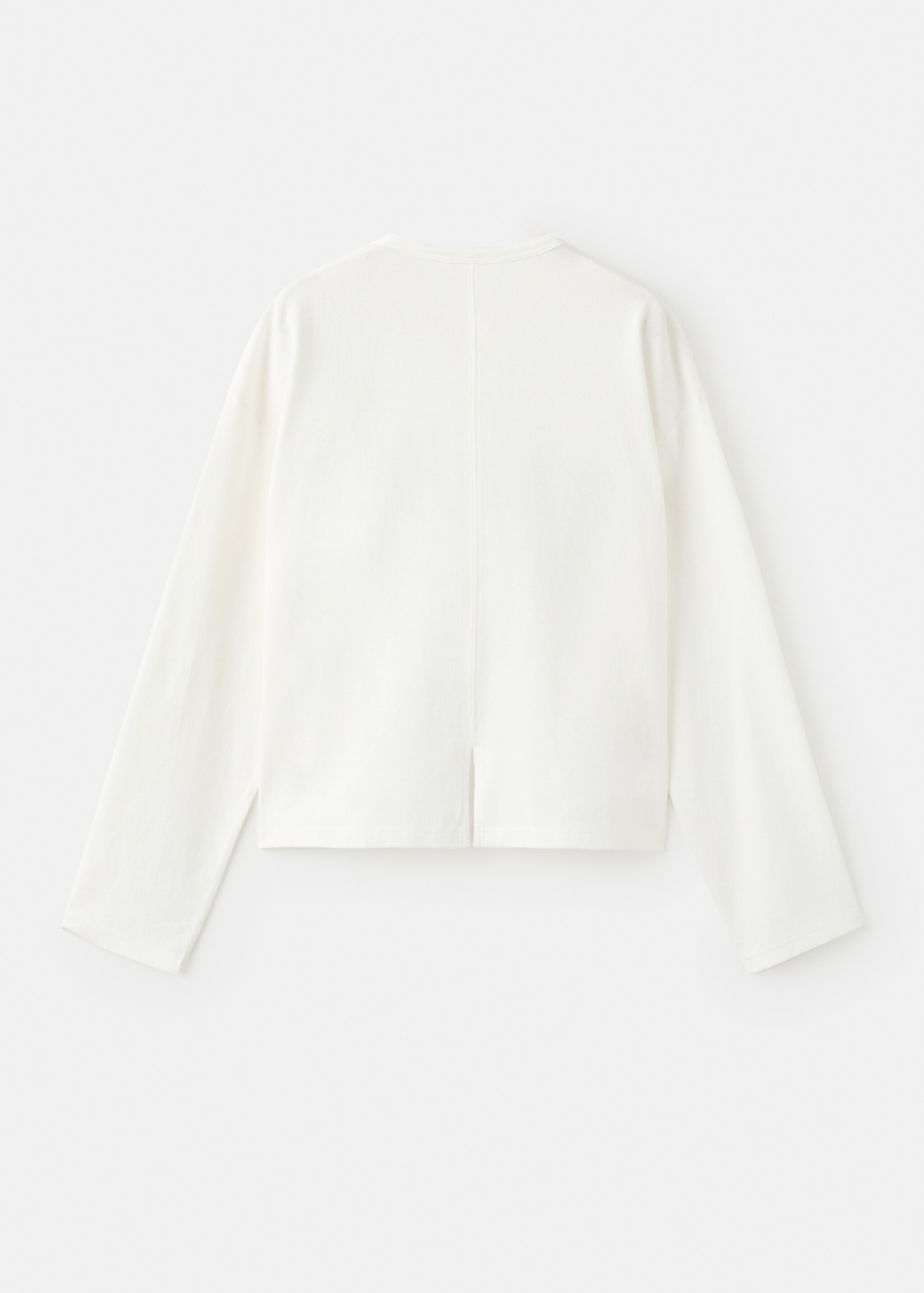 T-shirt bloom - Reverse of the article, Off White. Ref: 17007773-00.