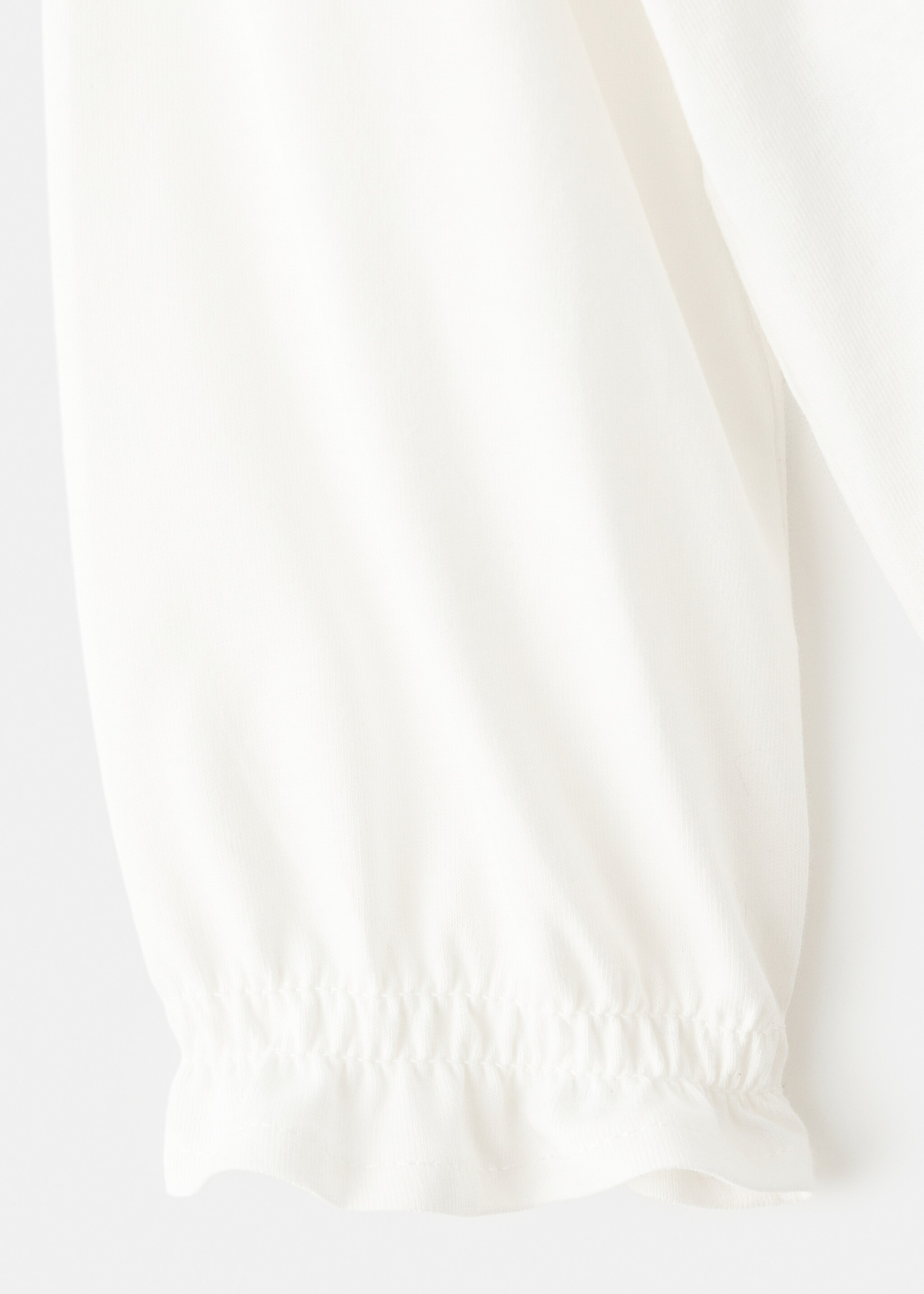 Camiseta algodón estampada - Detalle del artículo 8, Blanco roto. Ref: 17007774-00.