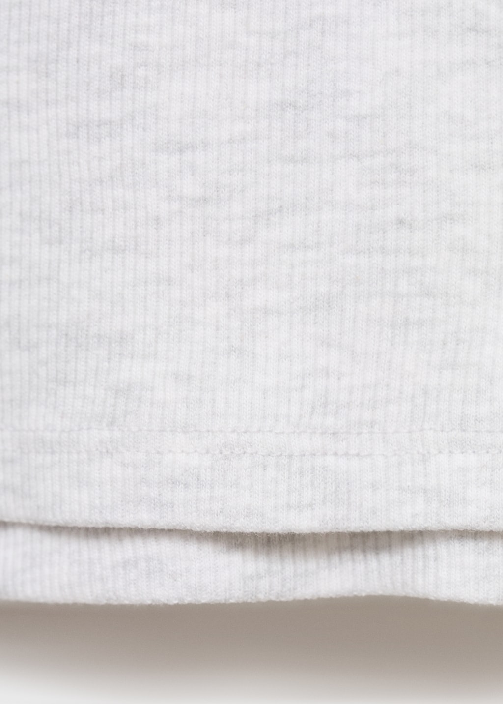 Double-layer cotton T-shirt