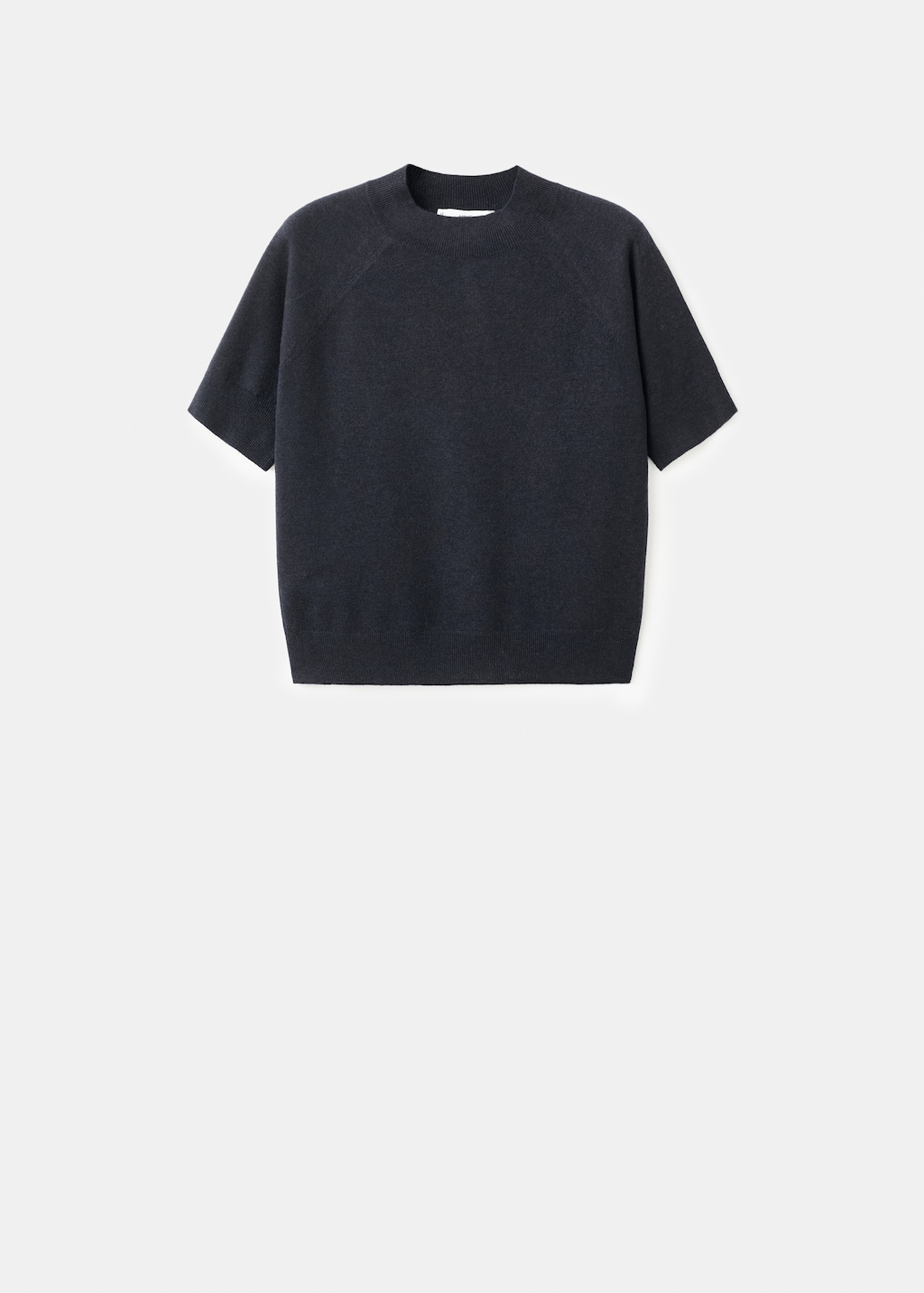 Mango Short-sleeved wool-blend sweater thumbnail