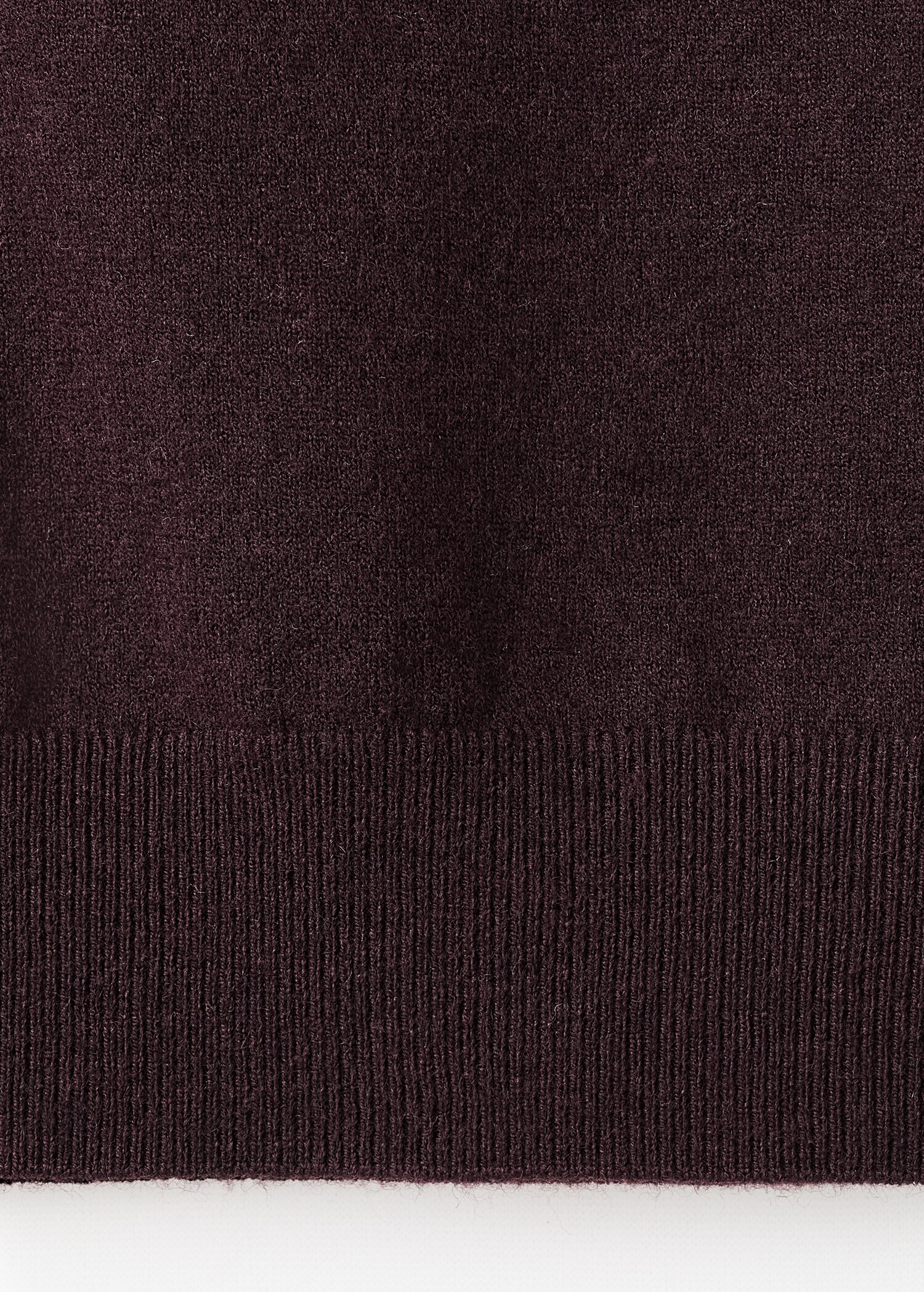 Short-sleeved wool-blend sweater - Details of the article 0
