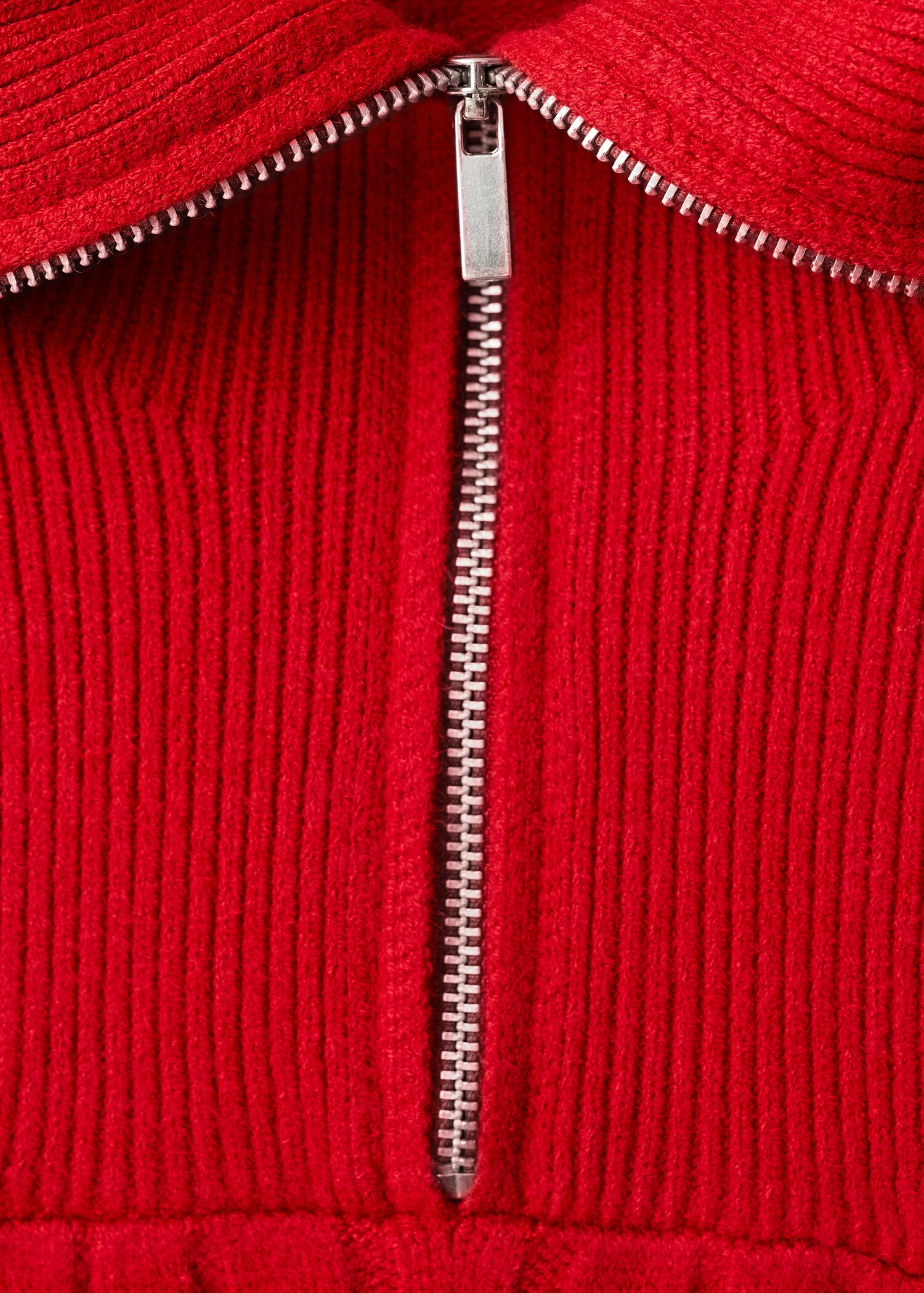 Jersey trenzado cuello cremallera - Detalle del artículo 8