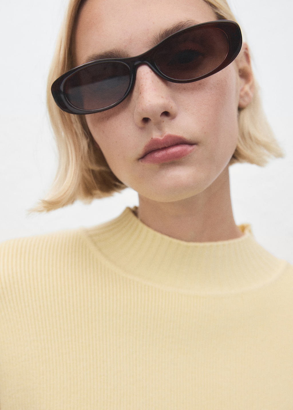 Mango High collar sweater