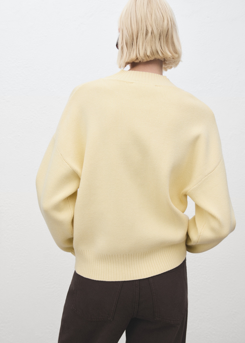 Mango High collar sweater