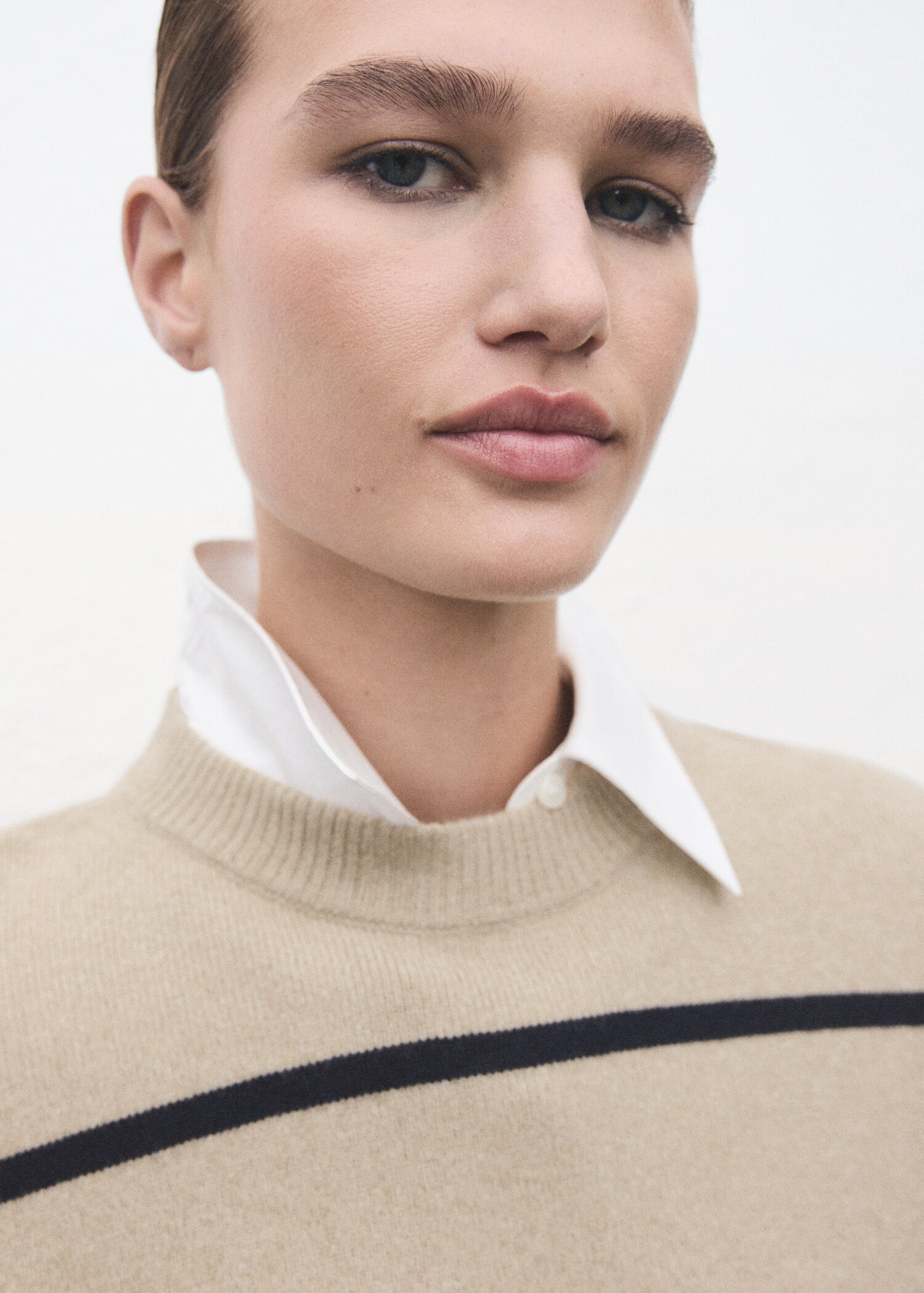 Knit striped sweater - Details of the article 1