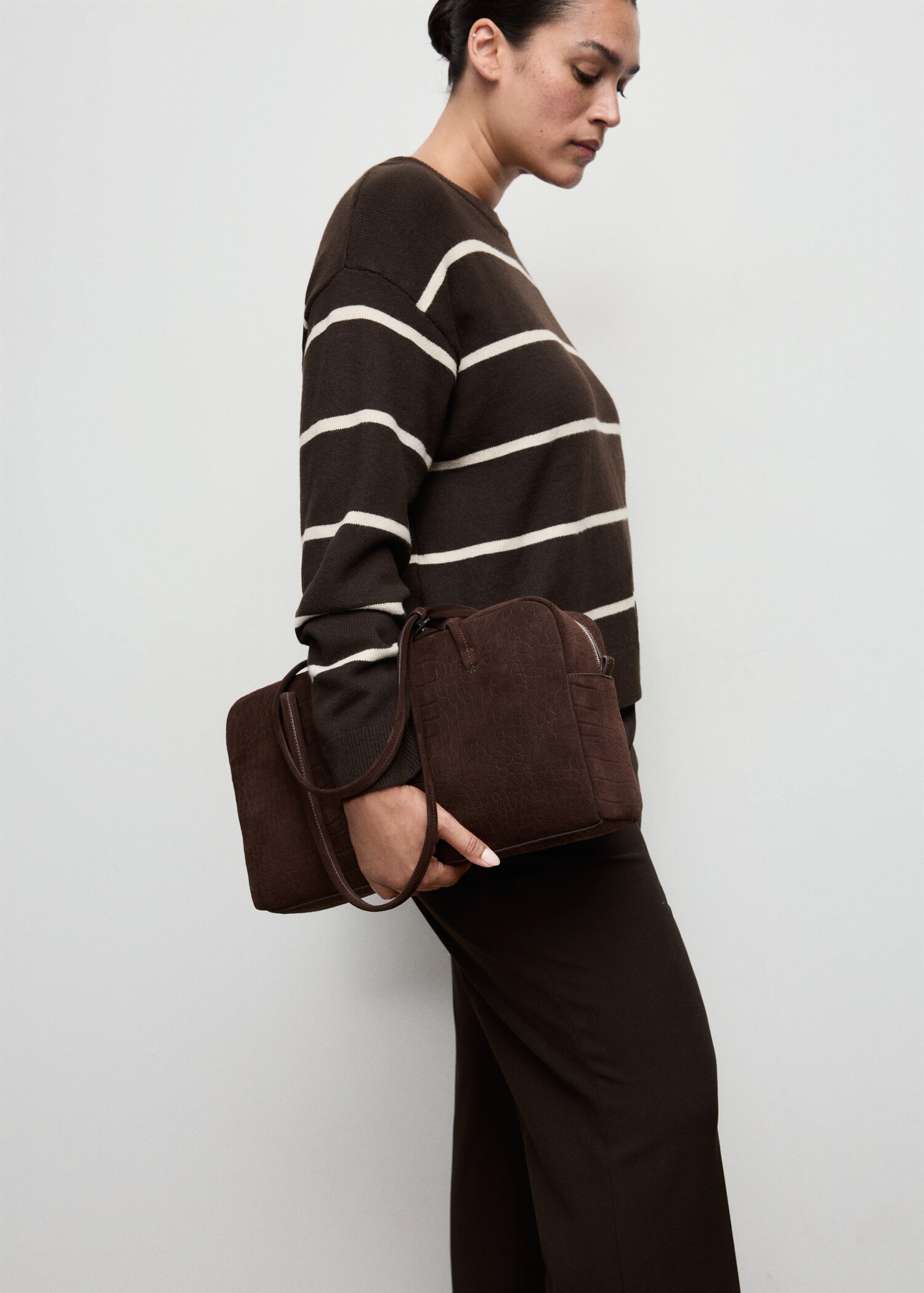 Knit striped sweater - Details of the article 5