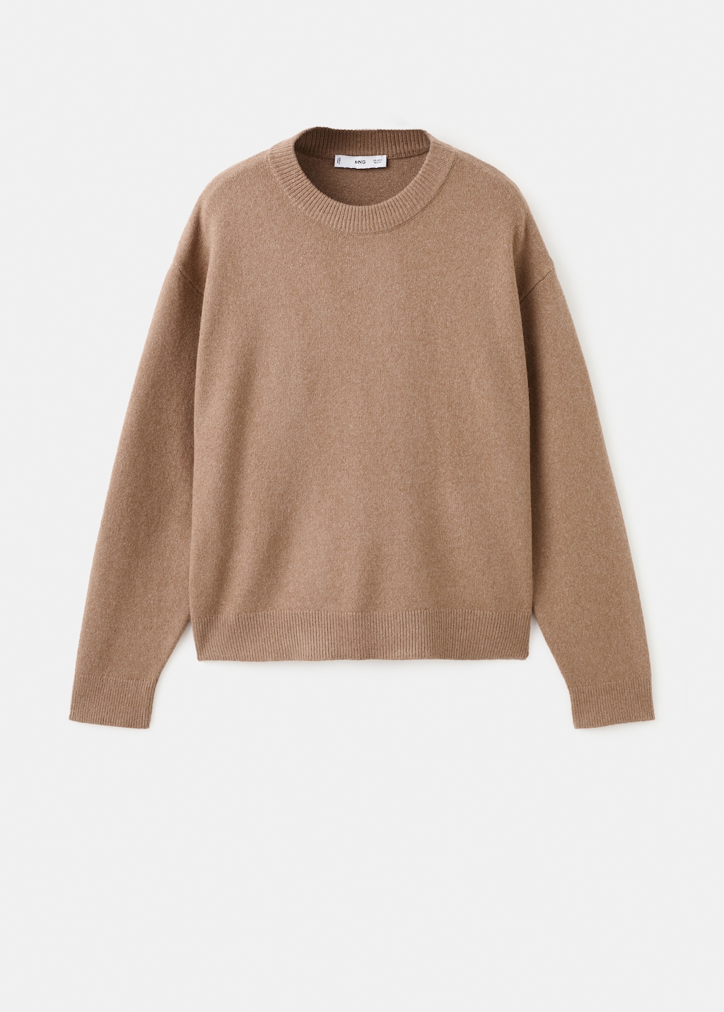 Mango Round-neck knitted sweater