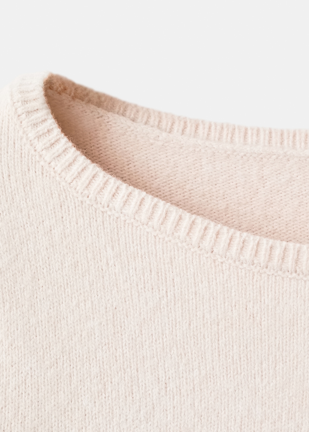 Boat neck sweater