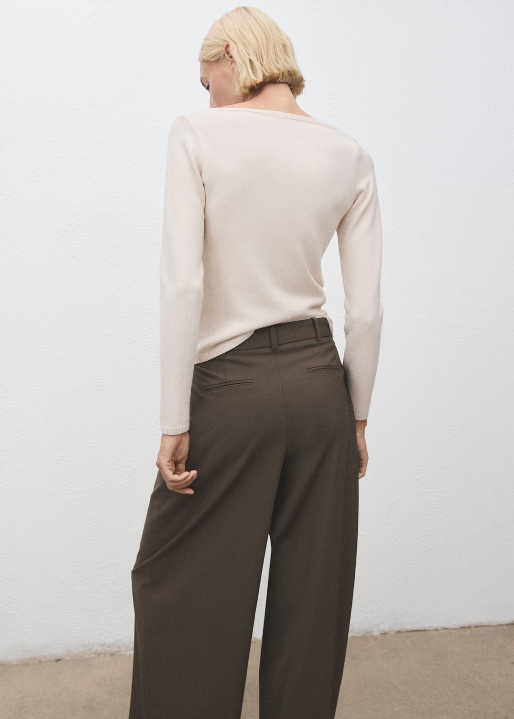 Mango Boat neck sweater