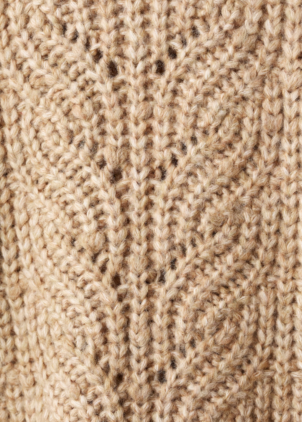Chunky-knit sweater