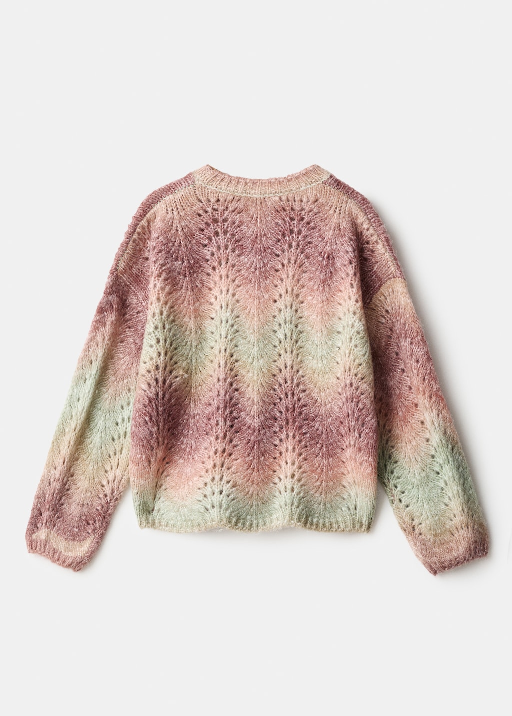 Multi-coloured knit sweater