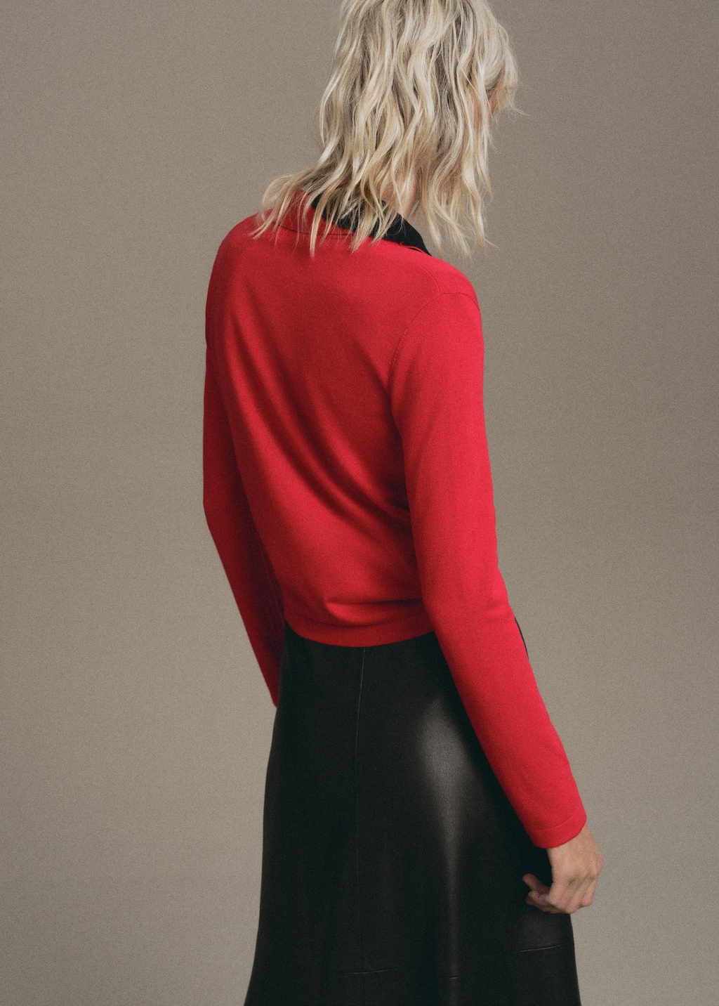 Mango Long-sleeved polo-neck sweater