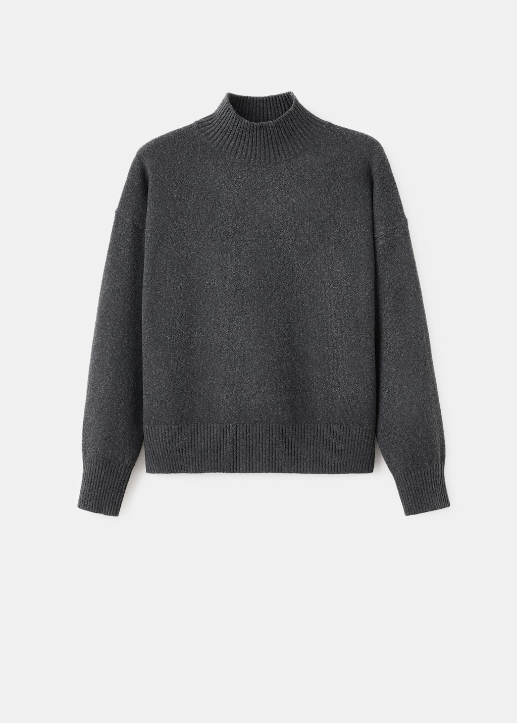 Ribbed turtleneck sweater