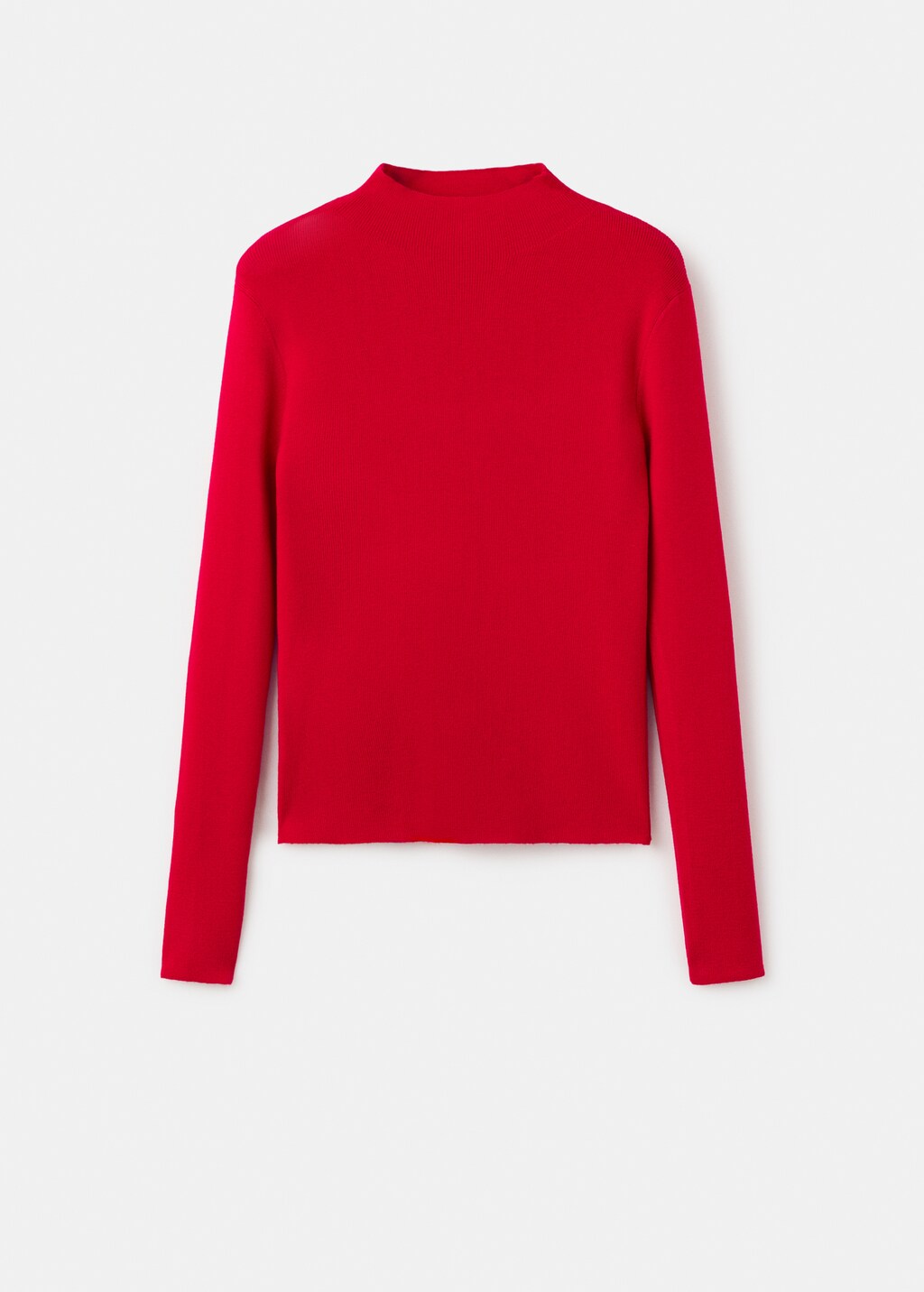 Mango Fitted sweater with perkins neck