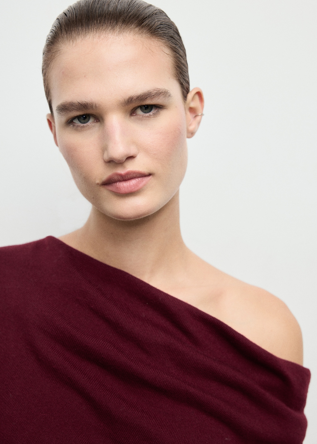 Mango Draped-neck sweater