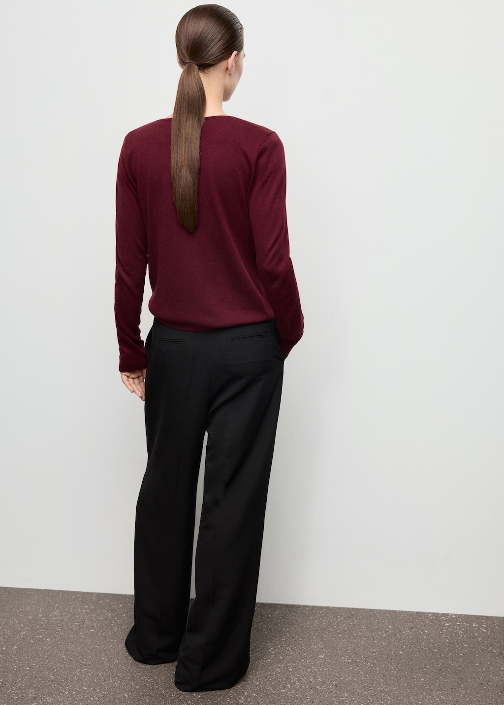 Mango Draped-neck sweater