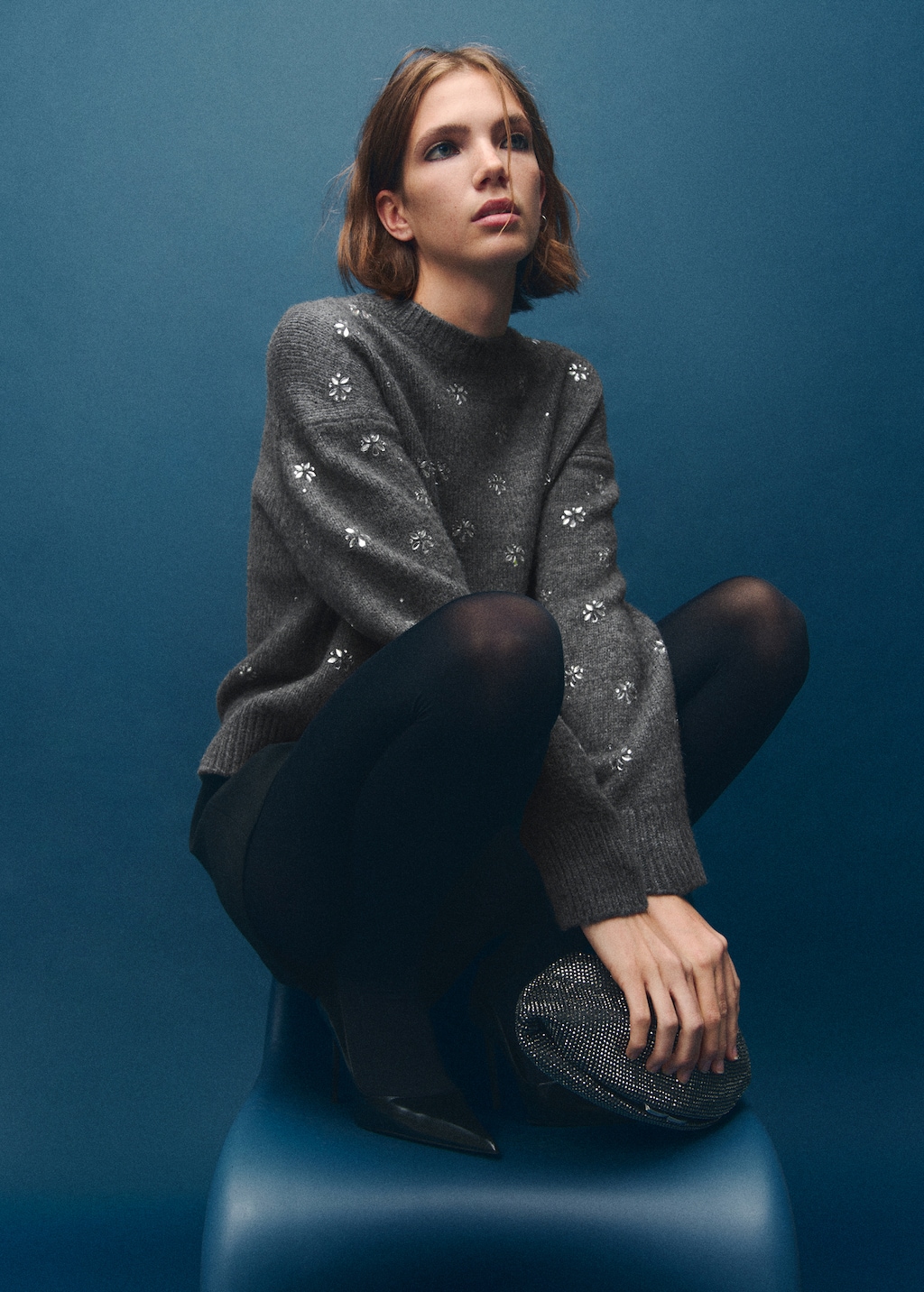 Crystal detail sweatshirt