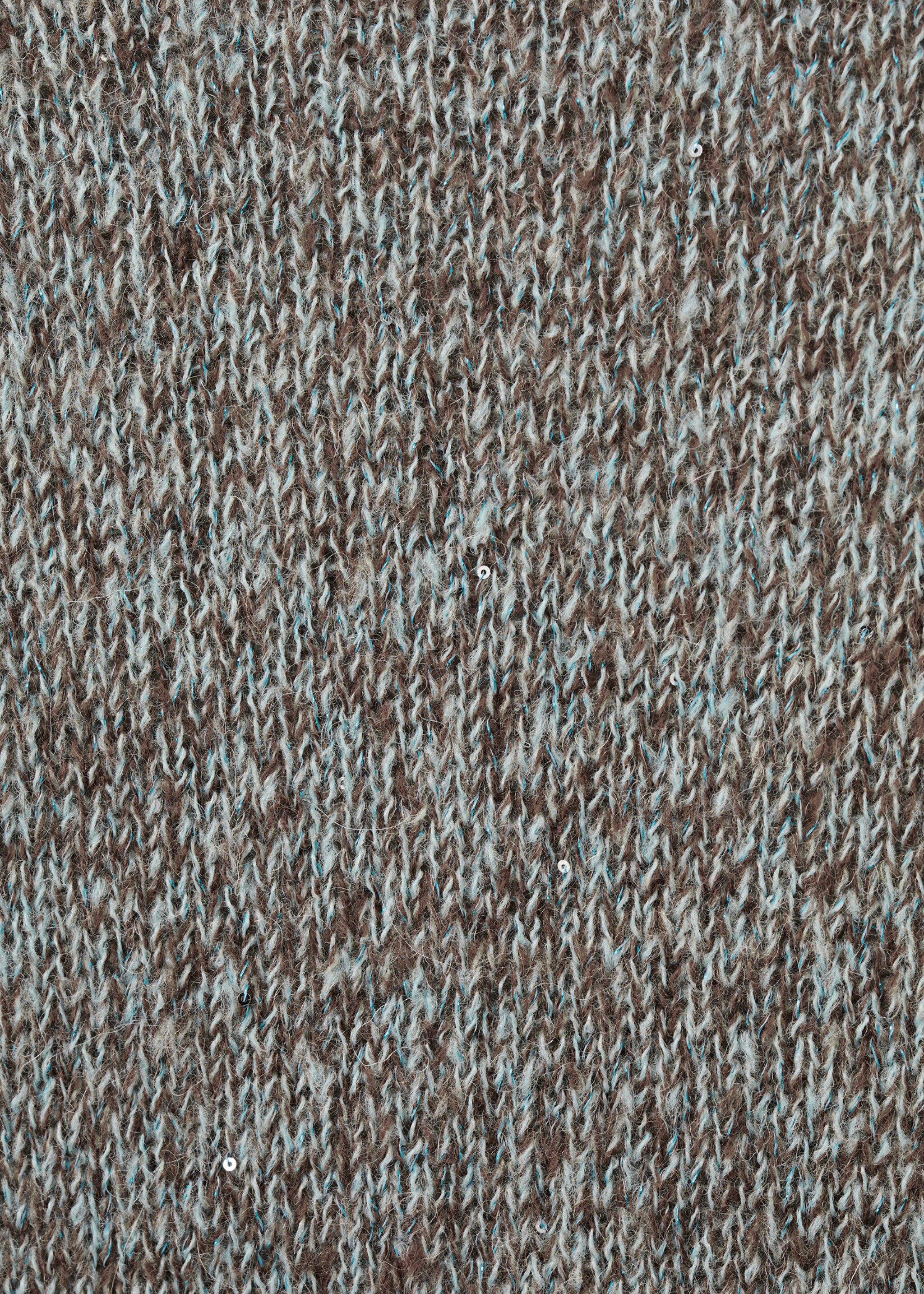 Pull en maille jersey lurex chiné - Détail de l'article 8, Bleu ciel. Ref: 17007807-00.