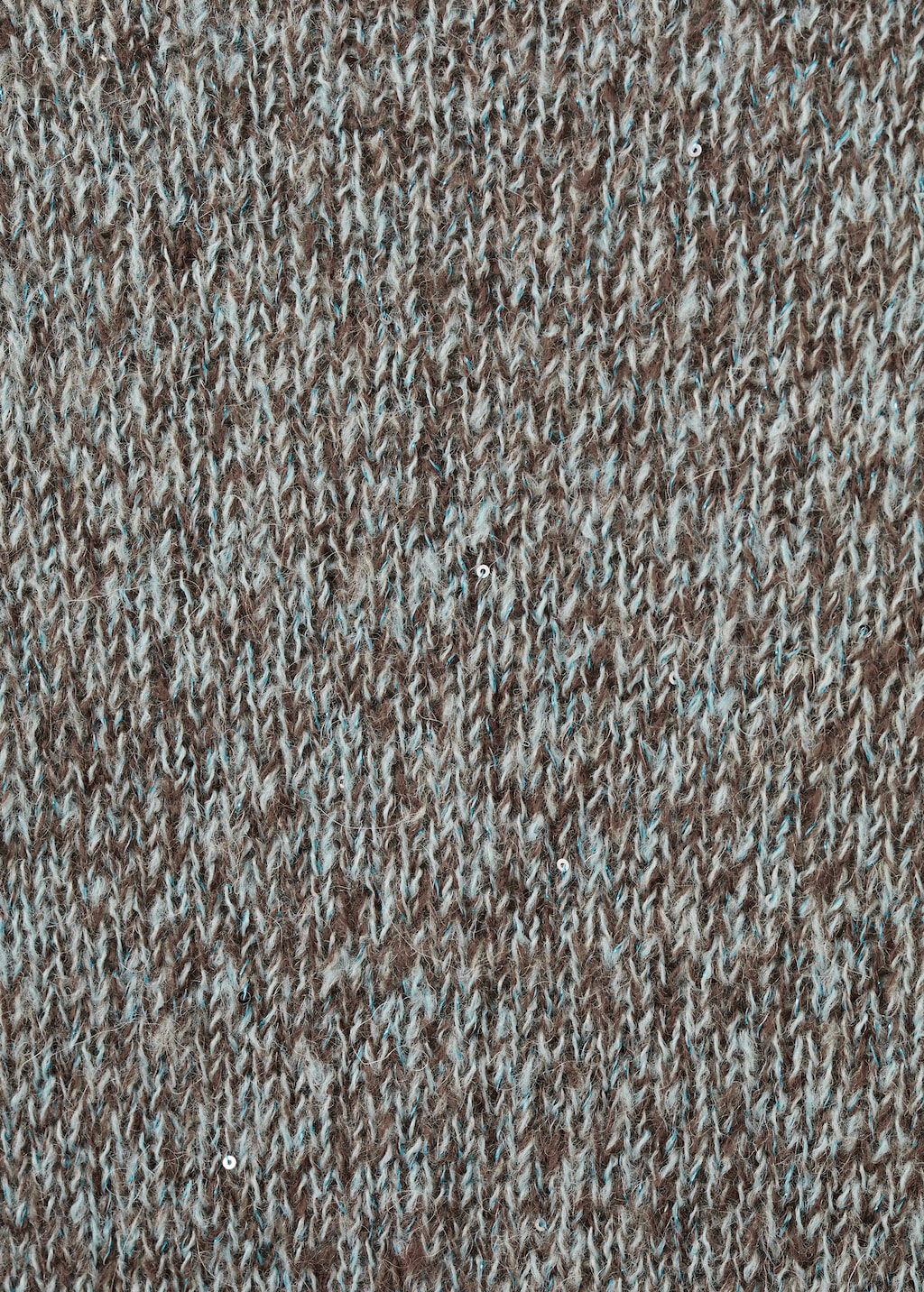 Speckled lurex knitted sweater
