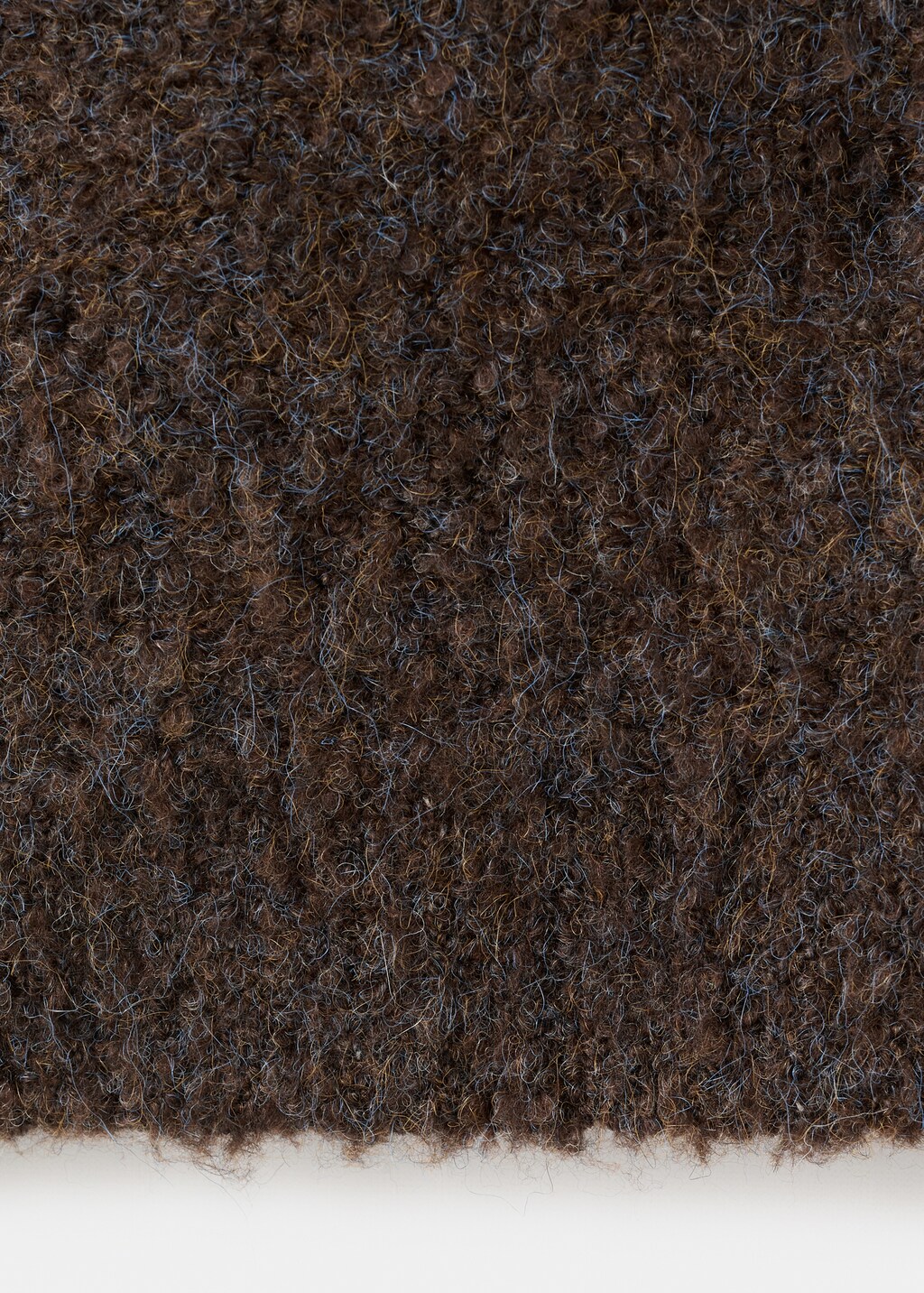 Bouclé short-sleeved sweater