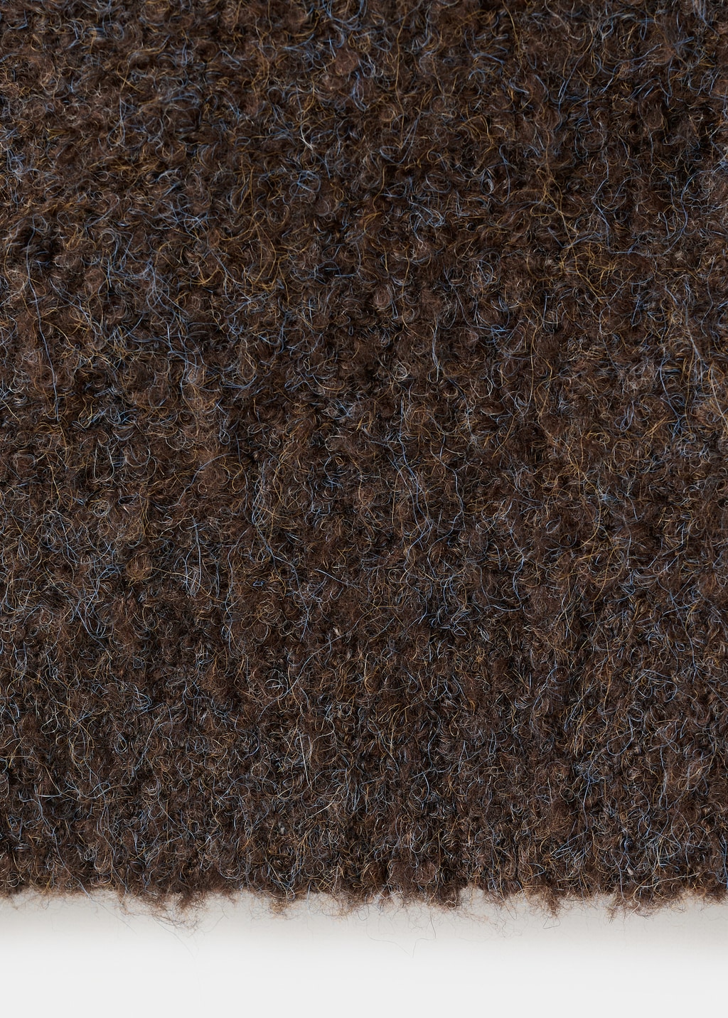 Bouclé short-sleeved sweater