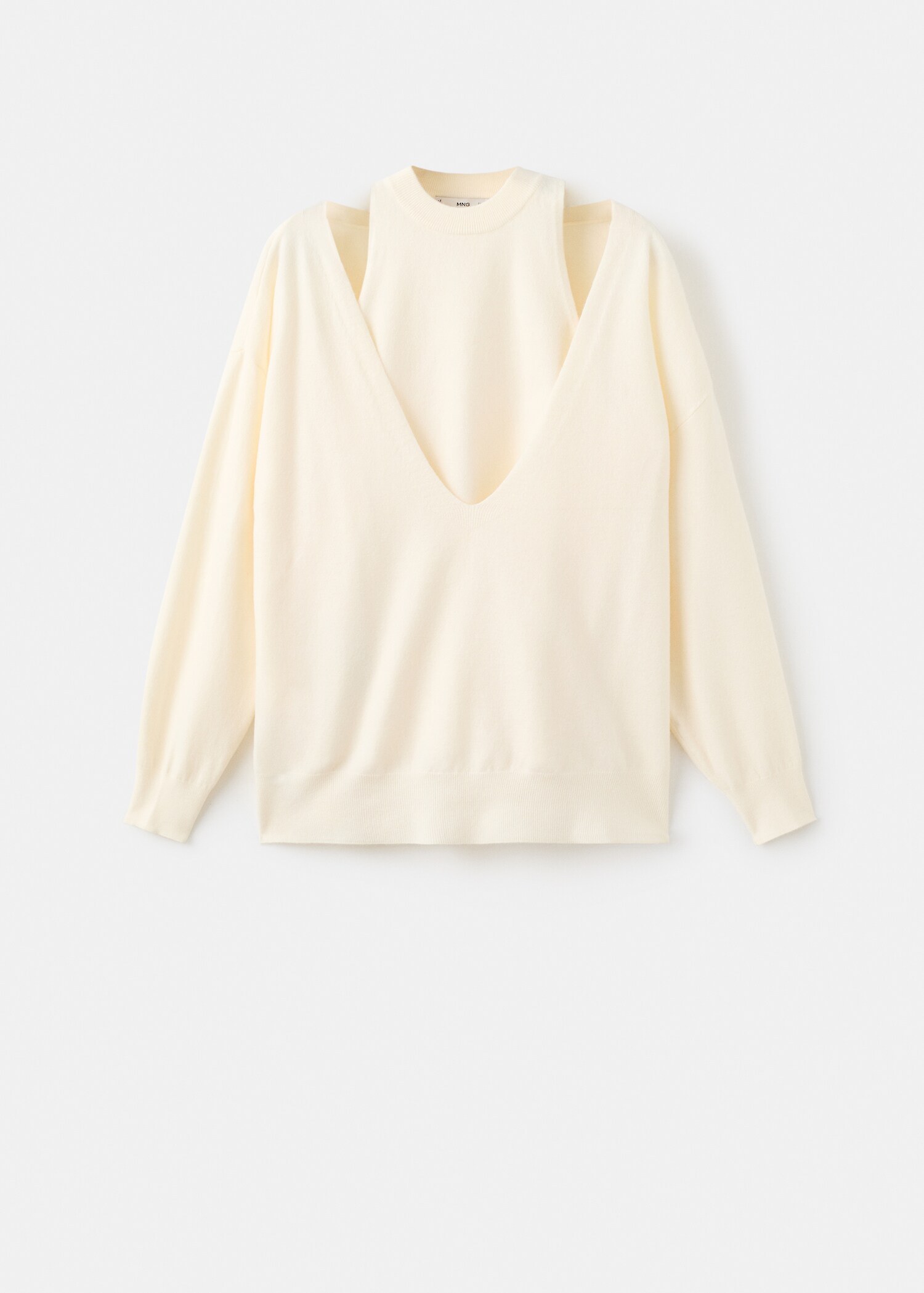 Oversized combined jumper - Article without model